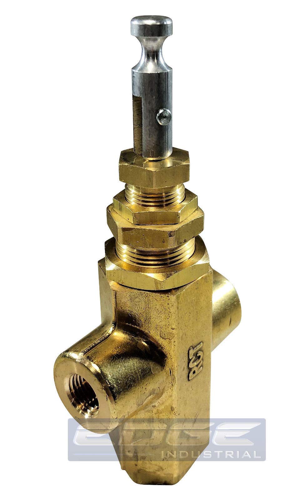 Conrader Pilot Cross Unloader Valve Mounting Boss Air Compressor, 1/4'' Female Npt Fnpt (215 250 Psi)