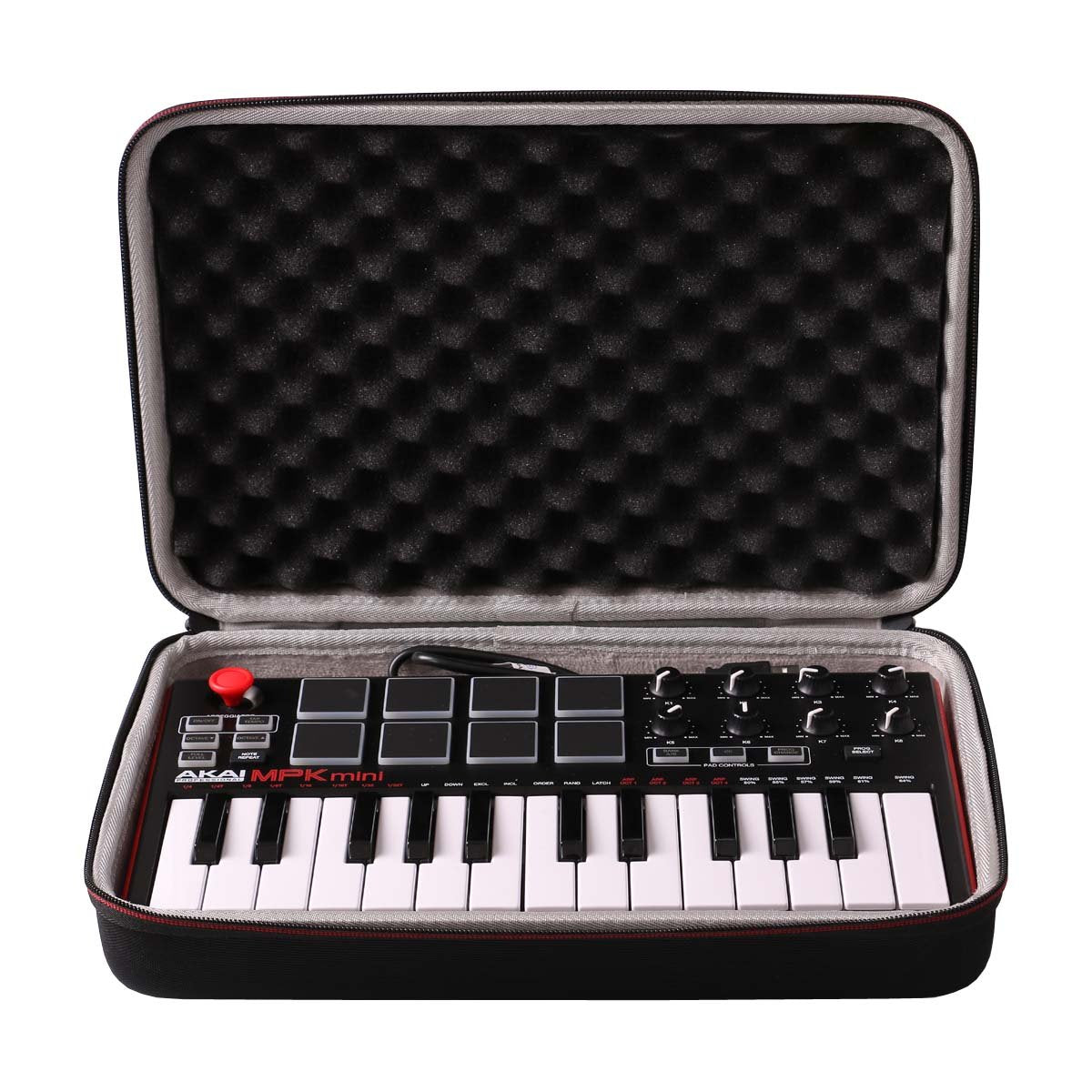 Ltgem Travel Hard Carrying Case For Akai Professional Mpk Mini Mk3 / Mpk Mini Play Mk3 / Mpk Mini Mkii/Mpk Mini Play   25 Key Us