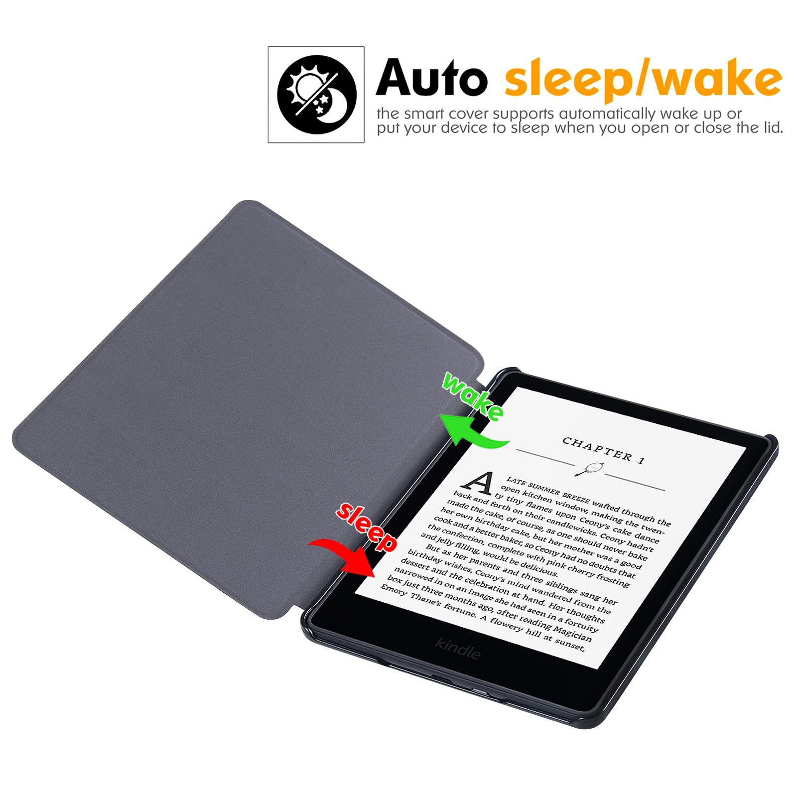 Bozhuorui Slim Case For Kindle Paperwhite 11Th Generation And Kindle Paperwhite Signature Edition Ereader (6.8 Inch, 2021 Releas