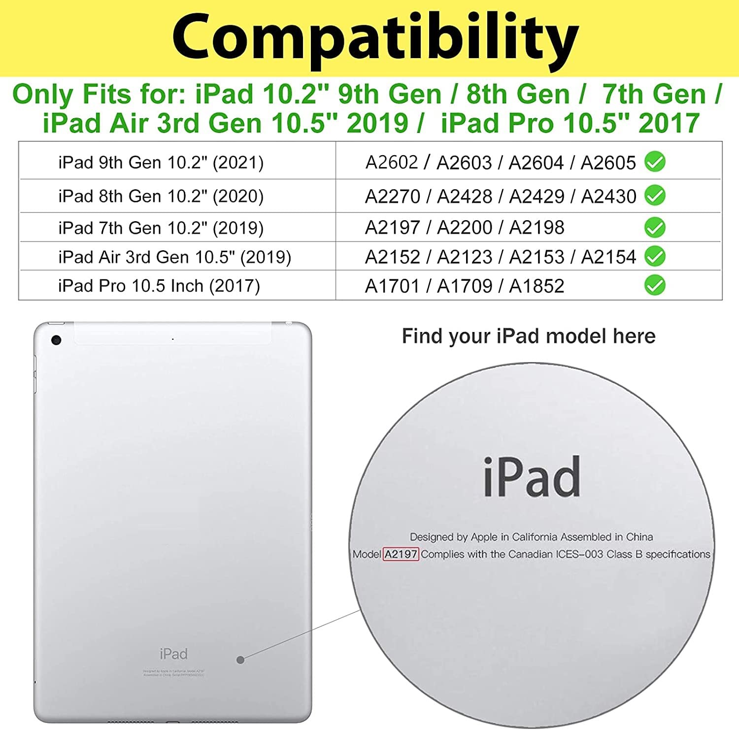 Procase Kids Case For Ipad 9Th Generation/Ipad 8/Ipad 7, Ipad 10.2 Case 2021 2020 2019/Ipad Air 10.5/Ipad Pro 10.5 Kids Case, Shockproof Lightweight Case With Convertible Handle Stand Grey