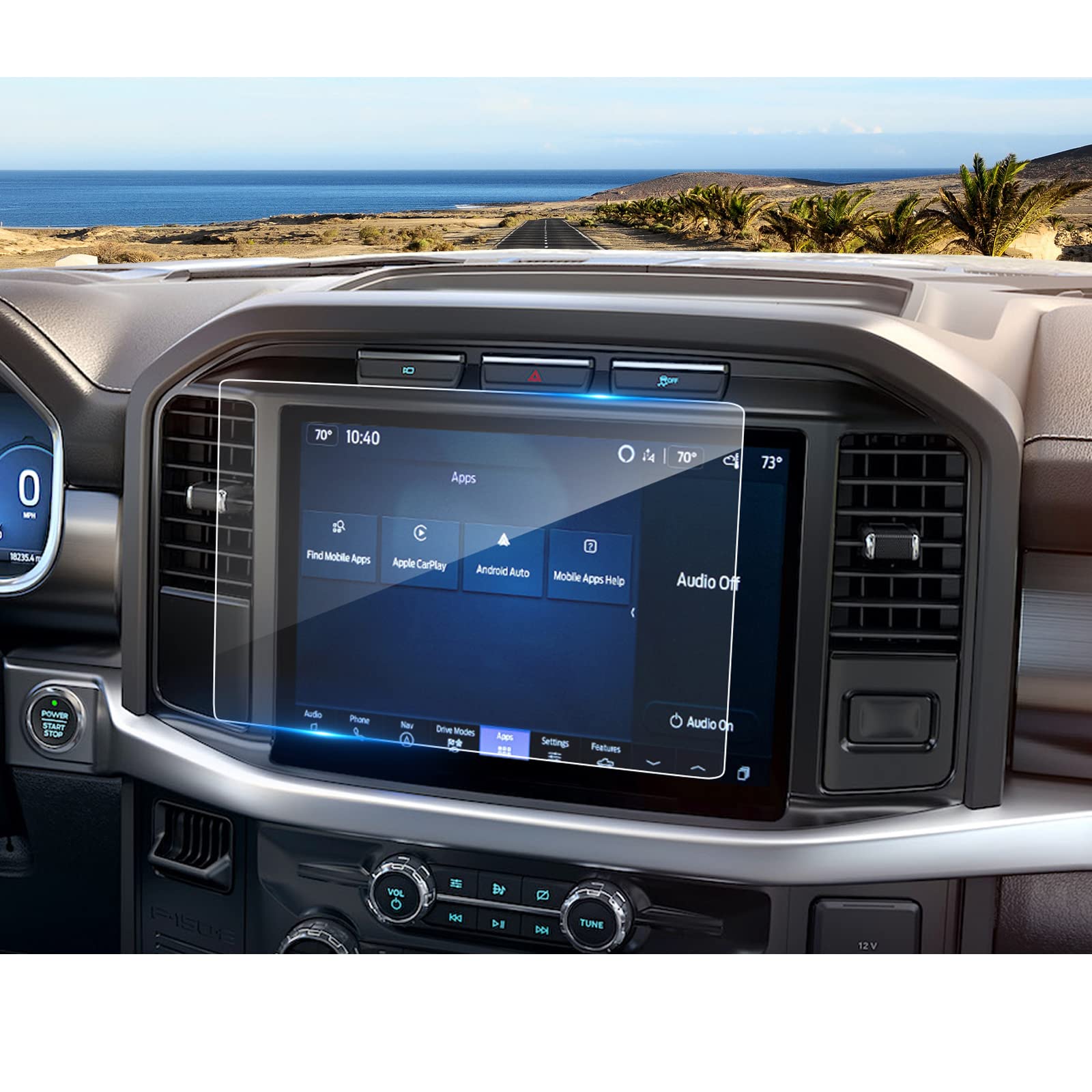 Coleya 2021 2024 Ford F 150 Screen Protector For Ford F 150 (Xl/Stx/Xlt/Lariat/Platinum/Limited/Tremor/Raptor/King Ranch) Sync4 