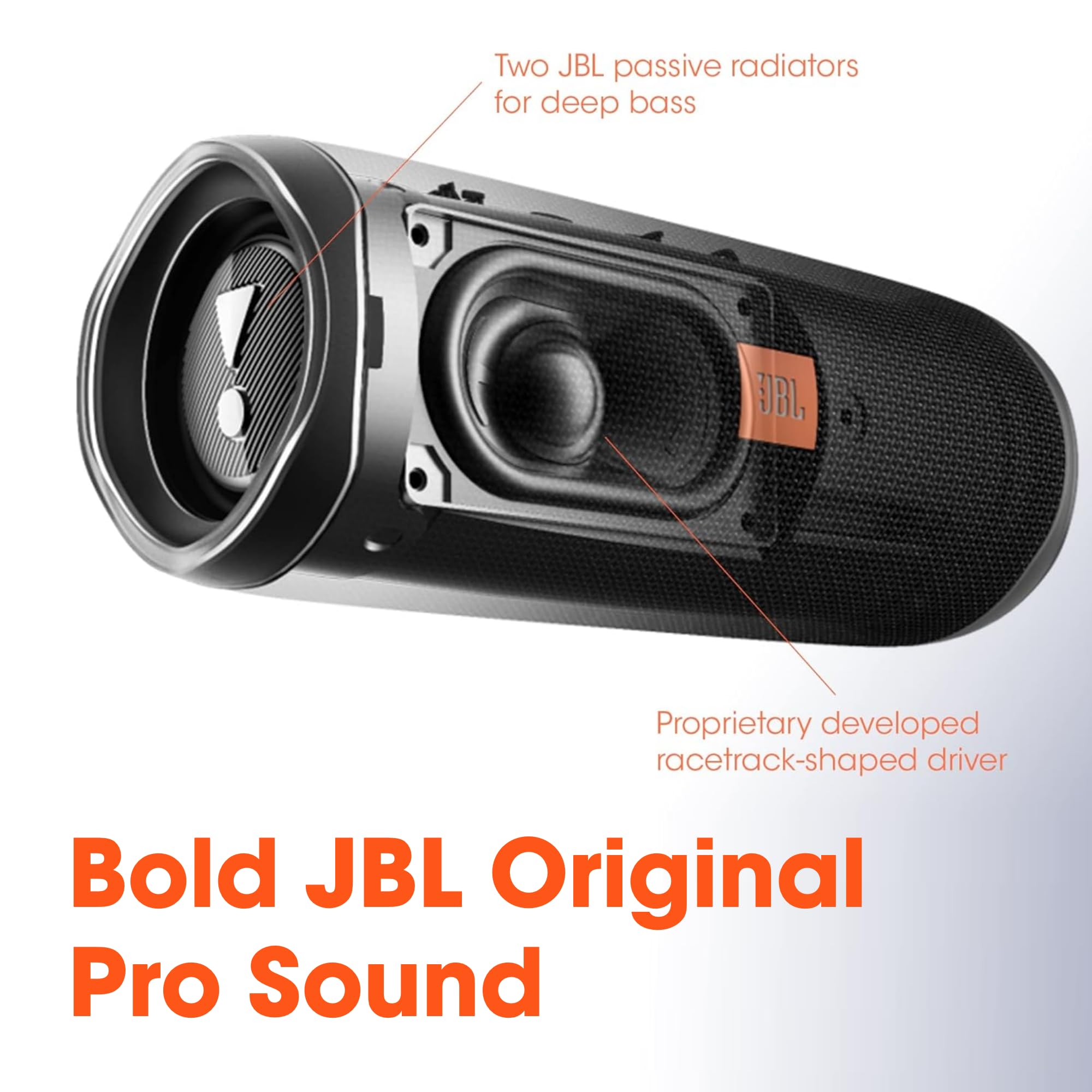 Jbl Flip 5 Waterproof Portable Wireless Bluetooth Speaker Bundle With Divvi! Protective Hardshell Case - Black