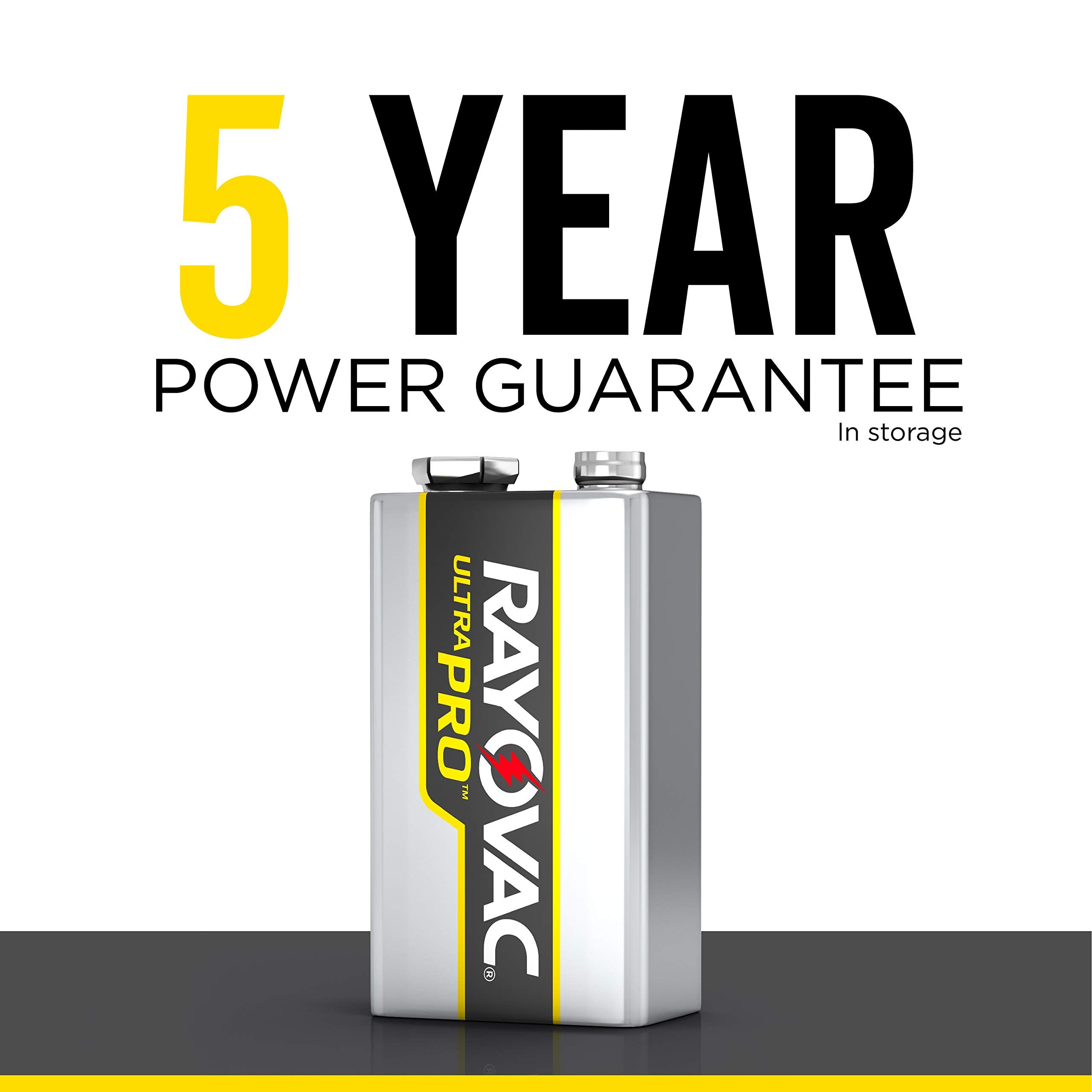 Ultra Pro Alkaline Batteries, 9V, 6/Pack6