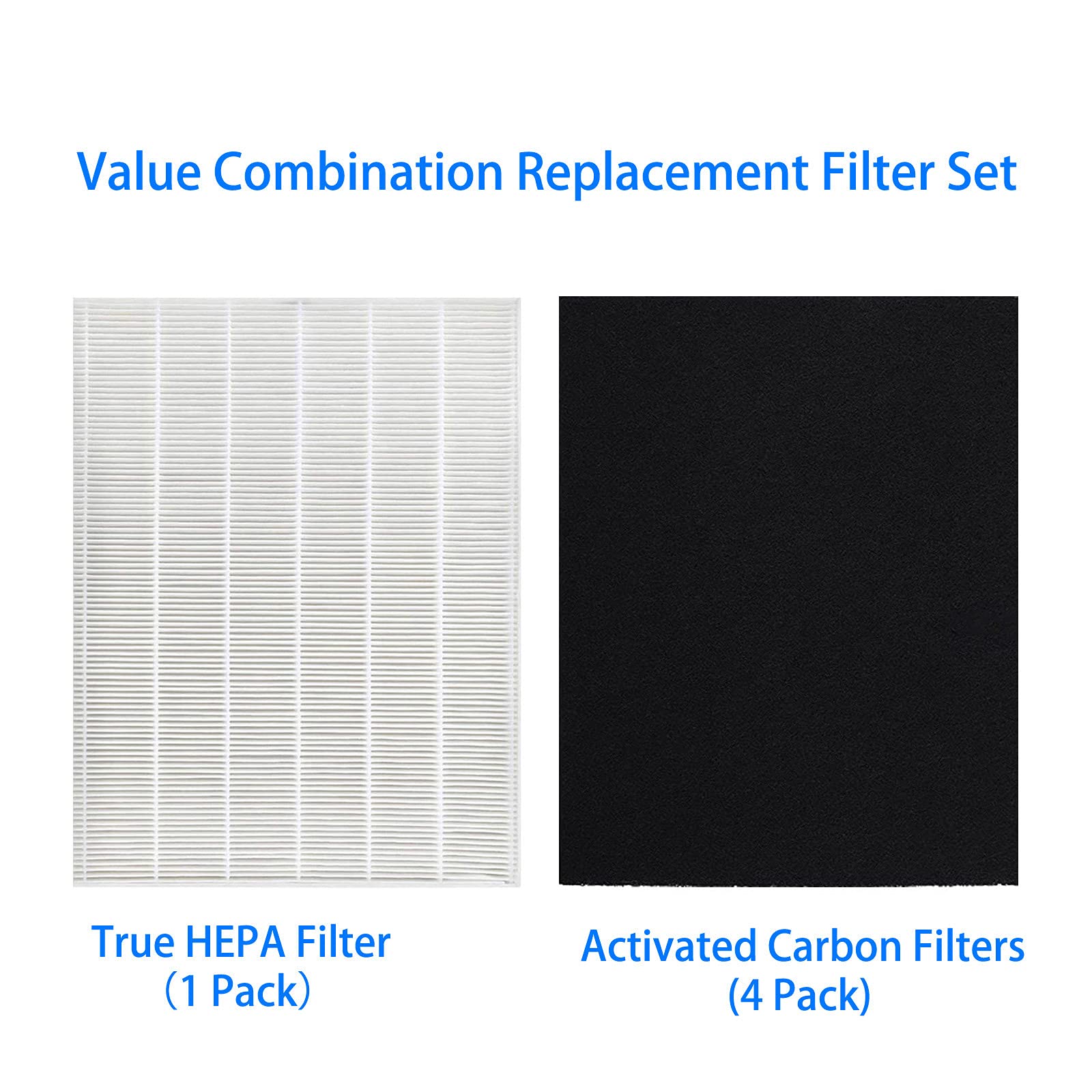 Bibolic D360 Replacement Filter D3 Compatible With Winix D360 Air Purifier, Part Number 1712 0101 02, 4 Pack Activated Carbon Fi
