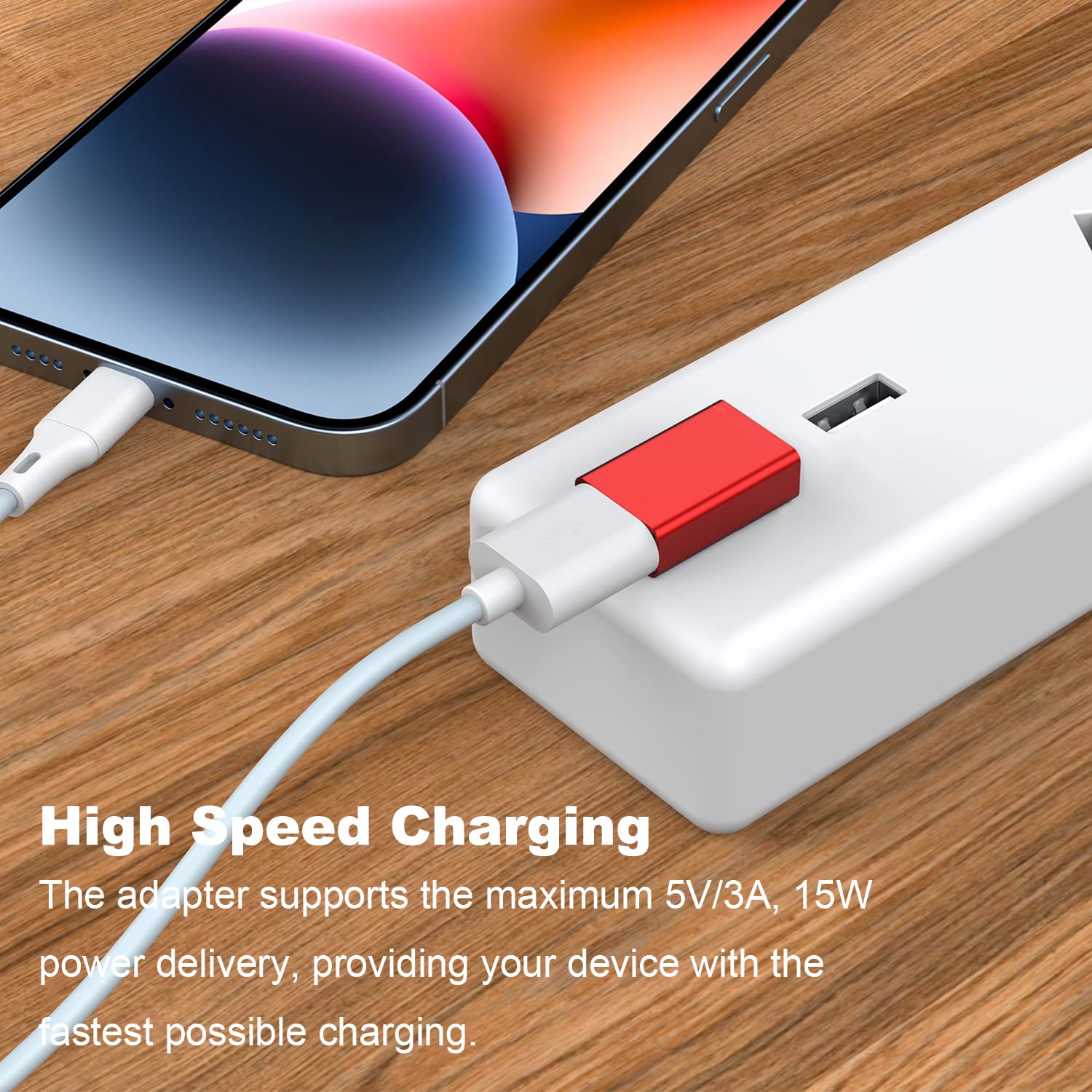 Areme 90 Degree Usb 3.0 Adapter 2 Pack, Left And Right Angle Usb A Male To Female Converter Extender For Pc, Laptop, Usb A Charger, Power Bank And More (Red)