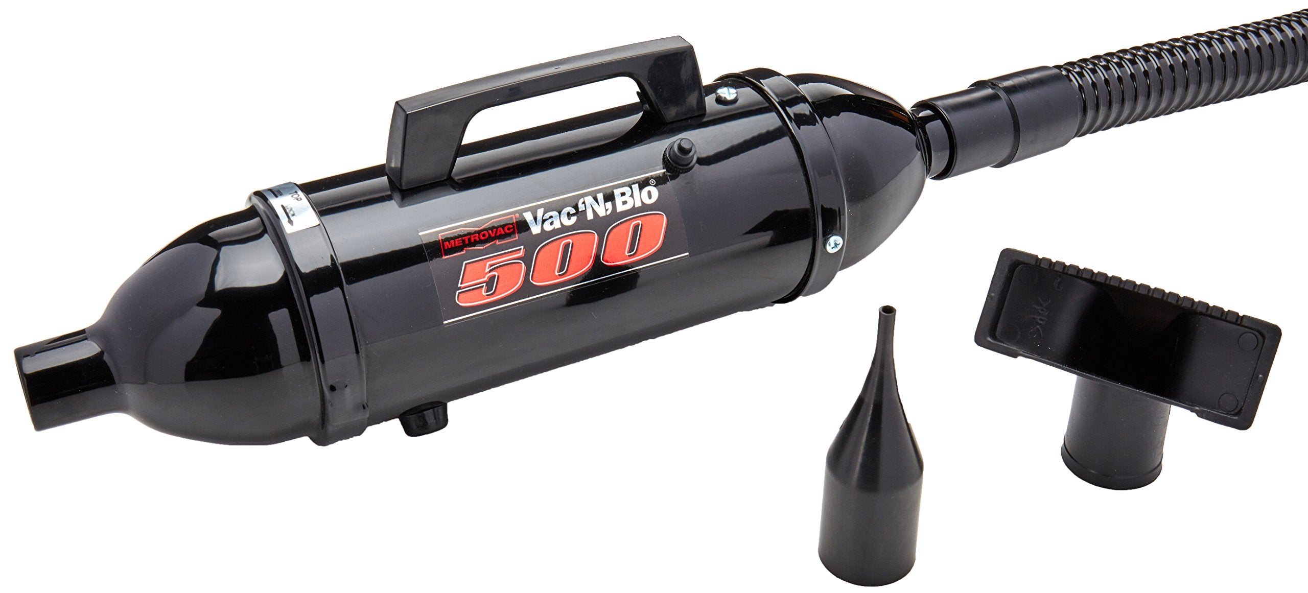 Metrovac Vm12500 Vac N' Blo 500W Hand Vacuum & Blower, 120V, Powerful, Lightweight, All Steel Construction, Dry Pickup, 60'' Wat