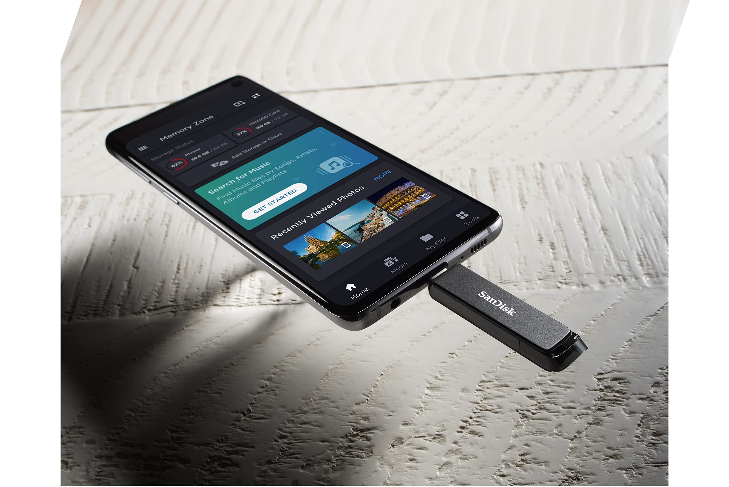 Sandisk 128Gb Ultra Usb Type-C Flash Drive - Sdcz460-128G-G46,Black