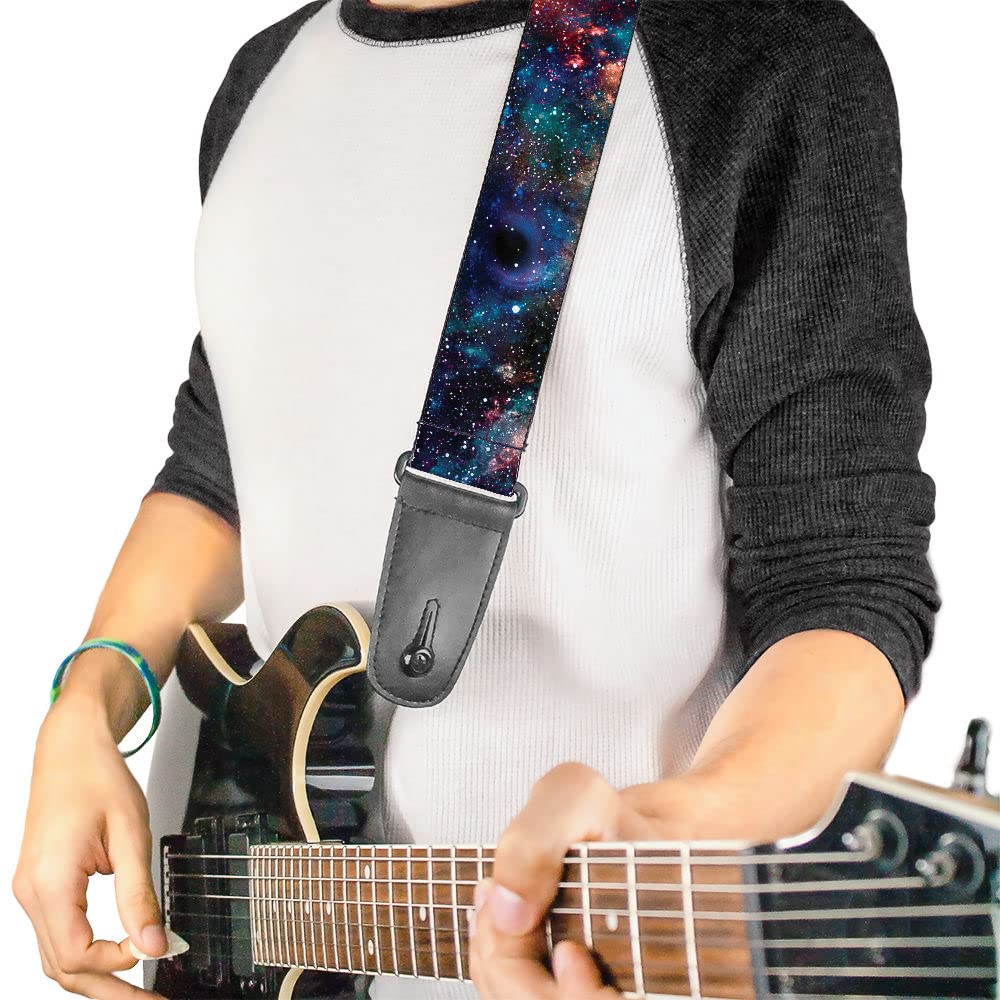Buckle-Down Guitar Strap, Galaxy Collage, 2 Inches Wide