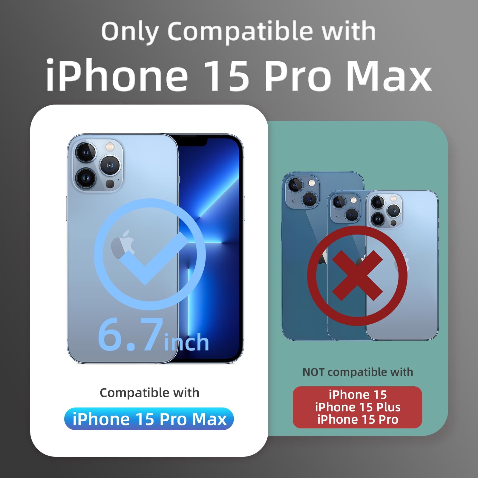 Oaoa Magnetic Case Compatible With Iphone 15 Pro Max Case 6.7Inch,Soft Liquid Silicone Engraved Case Compatible With Magsafe Wit