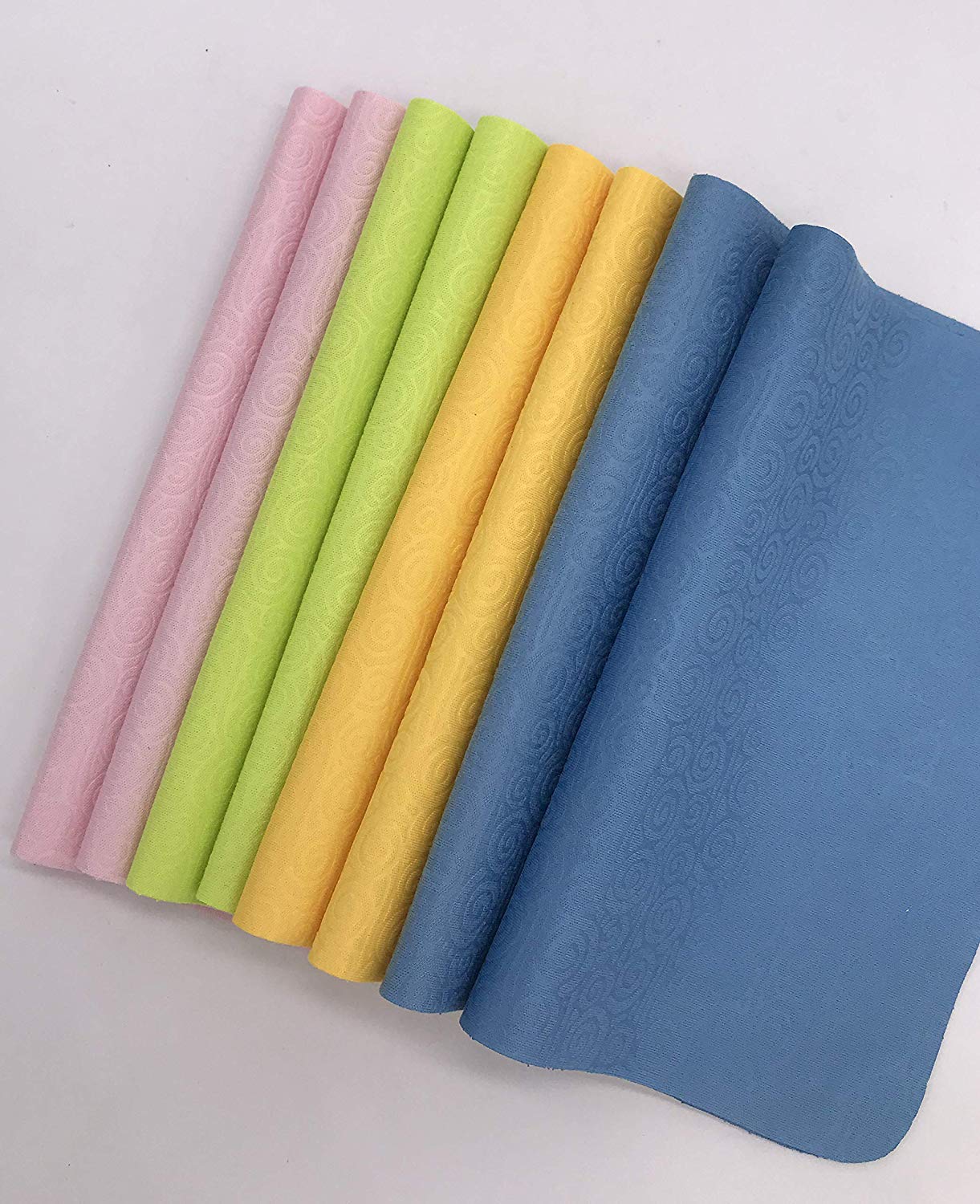 Eyeglass Cleaning Cloth Also Work For Watches, Camera, Lens, Glasses, Screen, Ipad, Iphone, Tablet, Cell Phone, Smartphone Laptops Cloths Cleaner Kit (8 Pieces) (Four Colors)