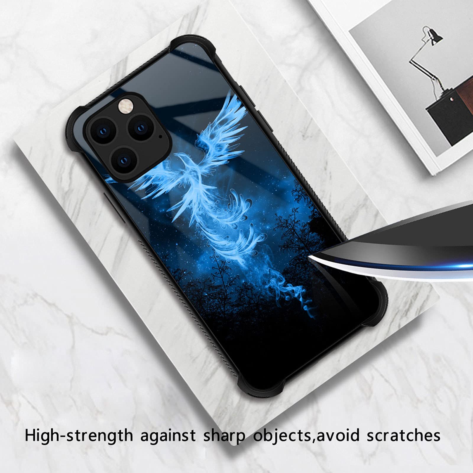 CARLOCA iPhone 13 Pro Max Phone Case Phoenix Graphic Shockproof Polycarbonate