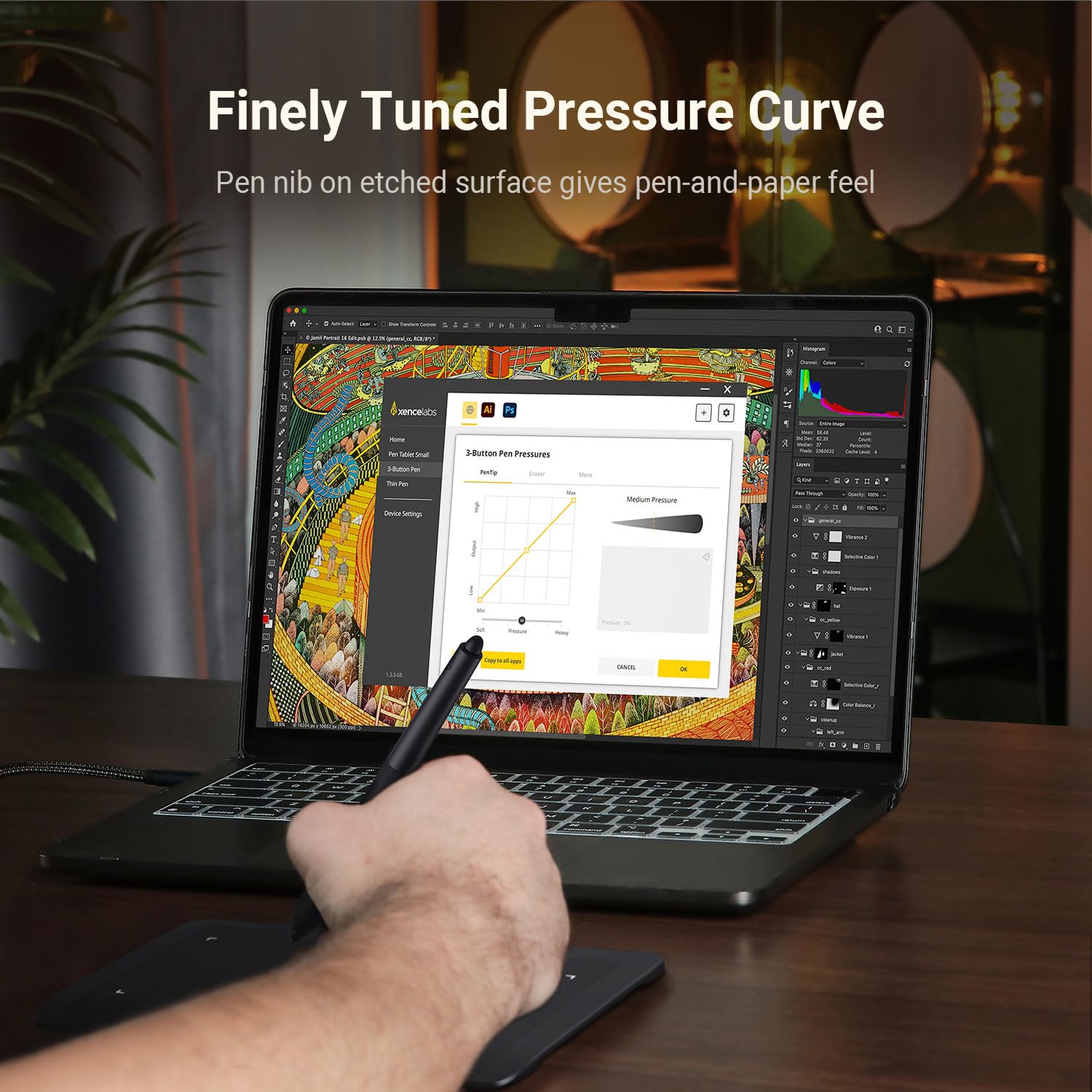 Xencelabs Drawing Tablet Small, Portable Wireless Graphic Tablets, Ultrathin Pen Tablet With 2 Battery Free Stylus, 8192 Levels