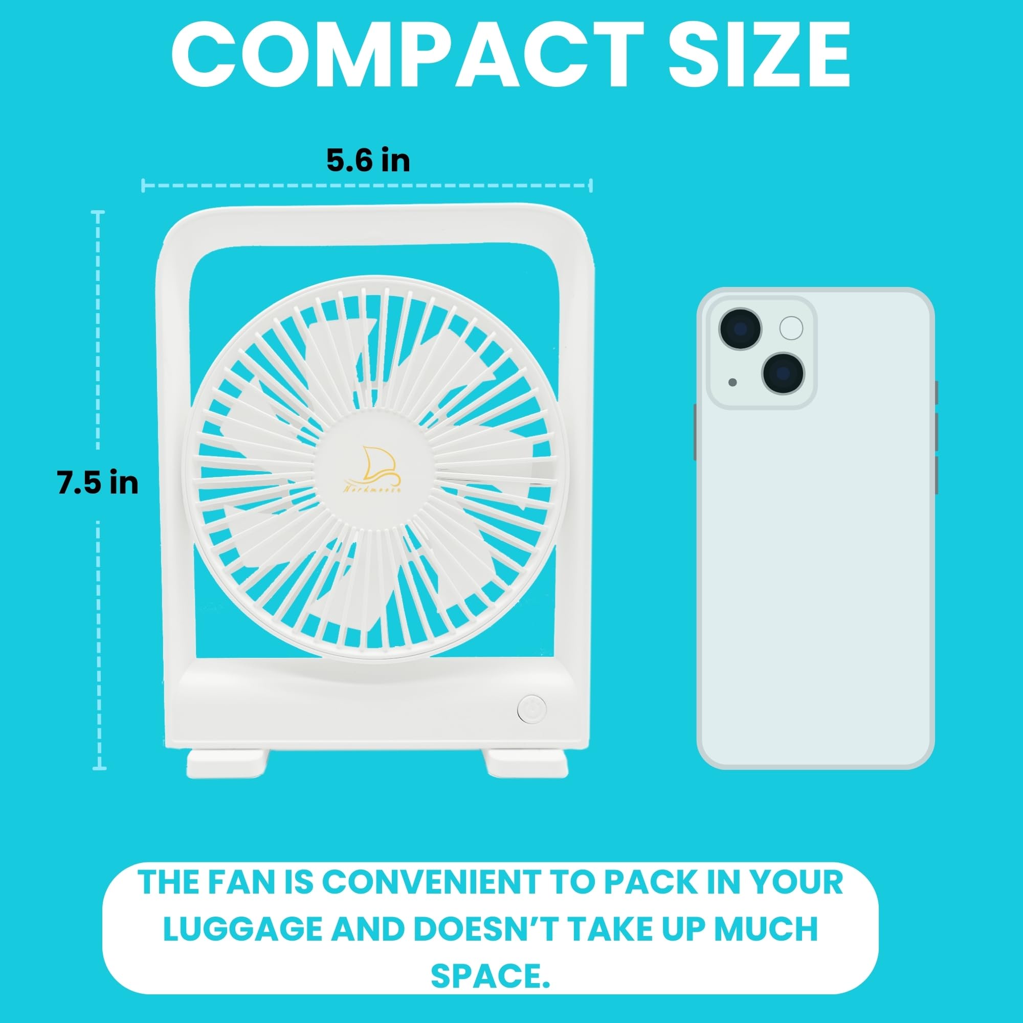 Cruise Ship Approved Fan   Magnetically Sticks On Cabin Ceilings And Walls   Powerful 3 Gear Fan For Cruise Ship Cabin Approved