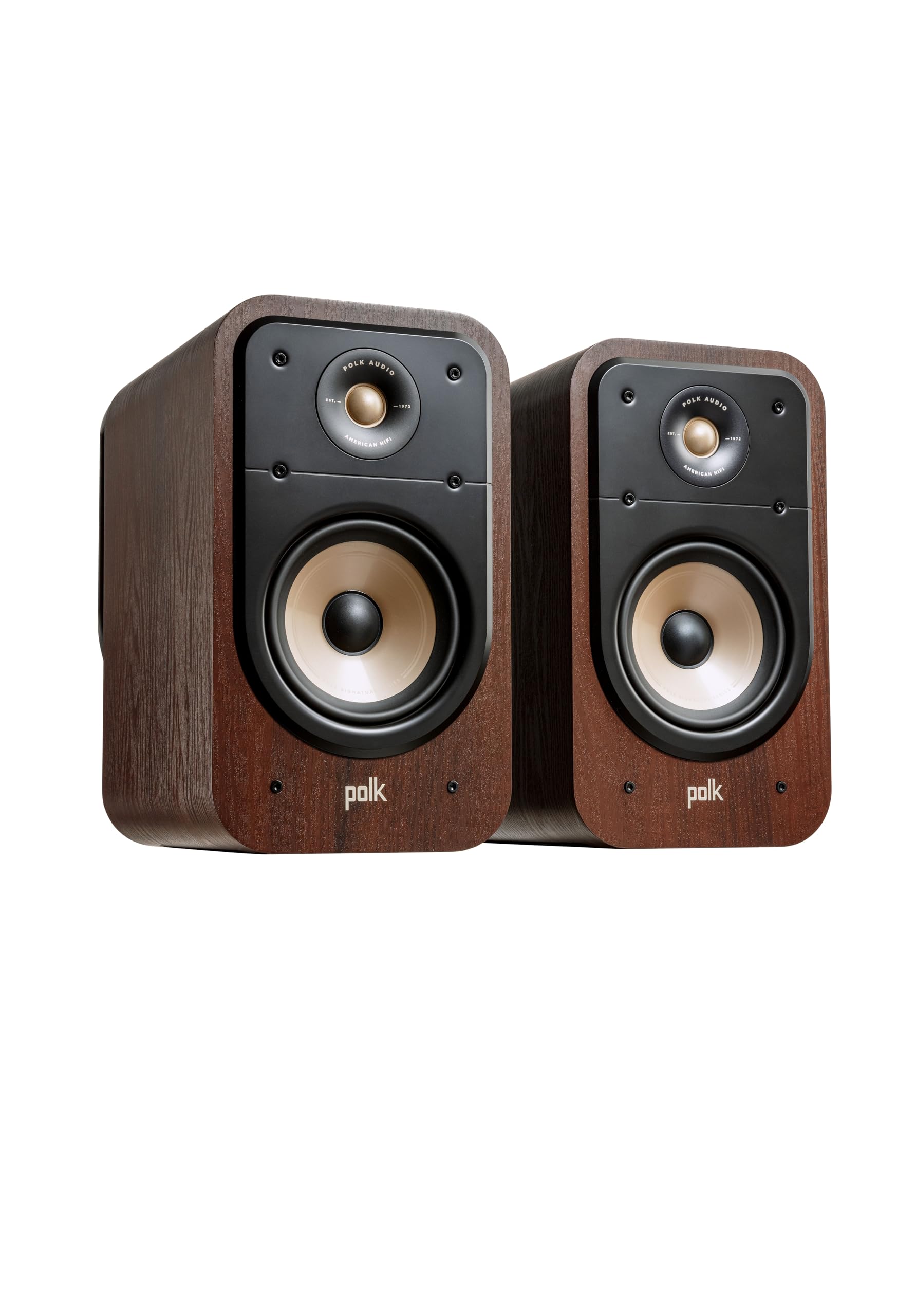 Polk Signature Elite Es20 Bookshelf Speaker   Hi Res Audio Certified, Dolby Atmos & Dts:X Compatible, 1'' Tweeter & 6.5'' Woofer