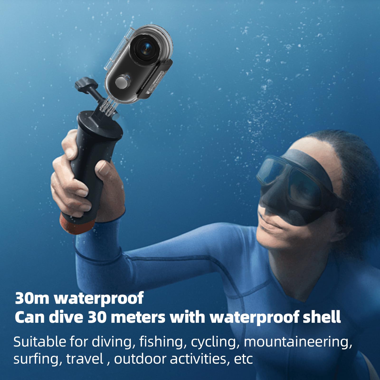 4K Thumb Actionsports Camera Pocket Wearable Body Cam Helmet Mount Anywhere,Multi Function Accessory Mini Body Camera Pocket Wit