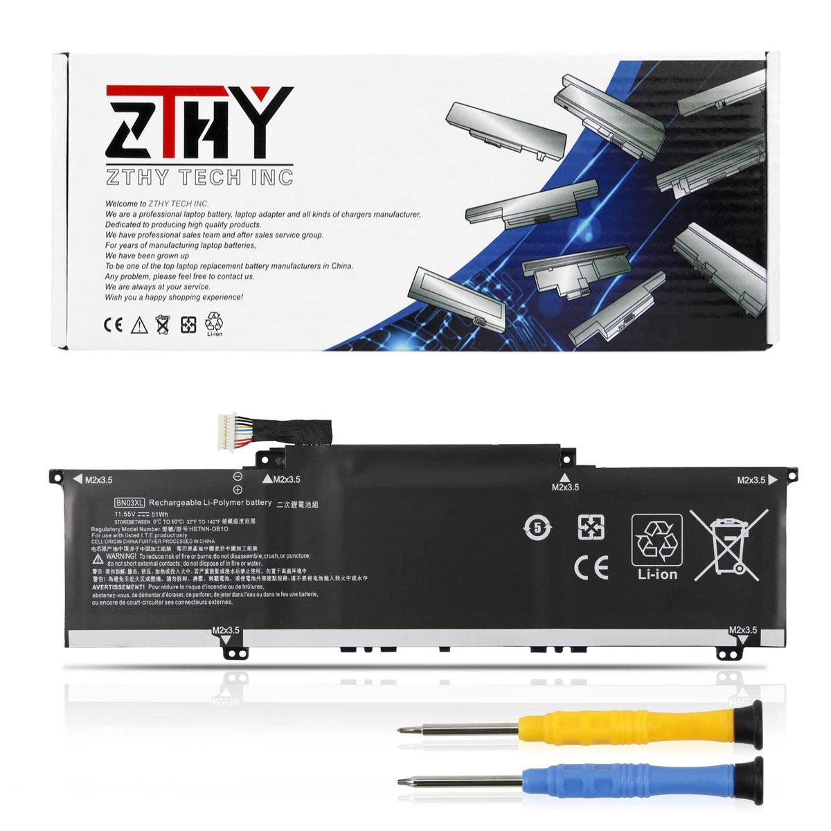 Zthy Bn03Xl Battery For Hp Envy X360 13 Ay 13Z Ay 13 Ba 13T Ba 13 Bd0Xxx 13T Bd 13M Bd 15 Ed 15M Ed 15T Ed 15 Eu 15M Eu 15 Ee 15
