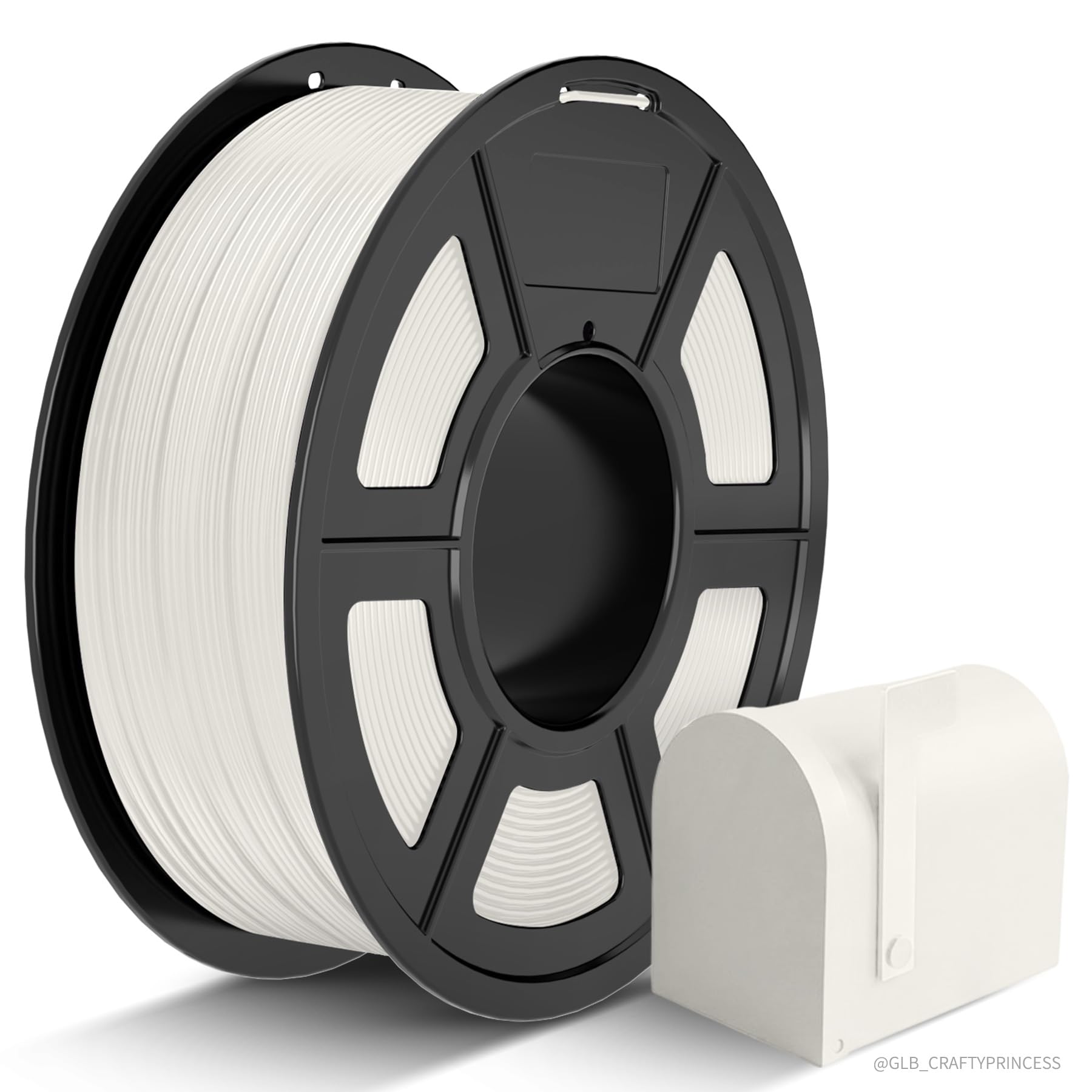 JAYO ASA Filament 1.75mm White 1KG, UV & Weather Resistant 3D Printer Filament Perfect for Outdoor Functional Parts, Dimensional