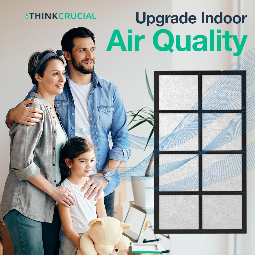 Think Crucial Replacement Air Purifier Filter   Compatible With Essick Air Part # 1051 Models 4Dts 300, 4Dts 900, H12 300Hb, H12