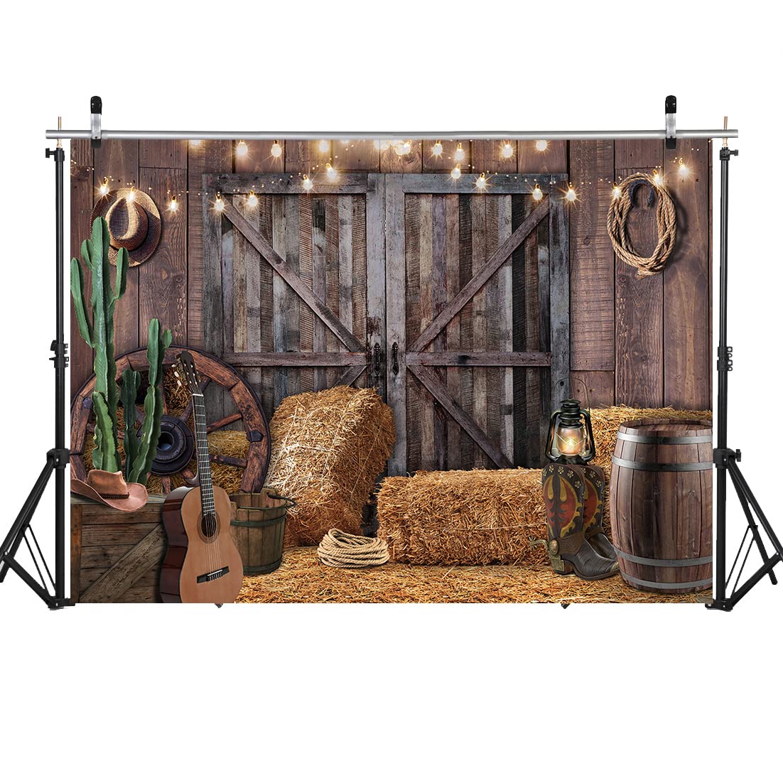 Wolada 8X6Ft Western Cowboy Backdrop Western Backdrop Western Party Decorations Cowboy Backdrop Western Themed Party Decorations
