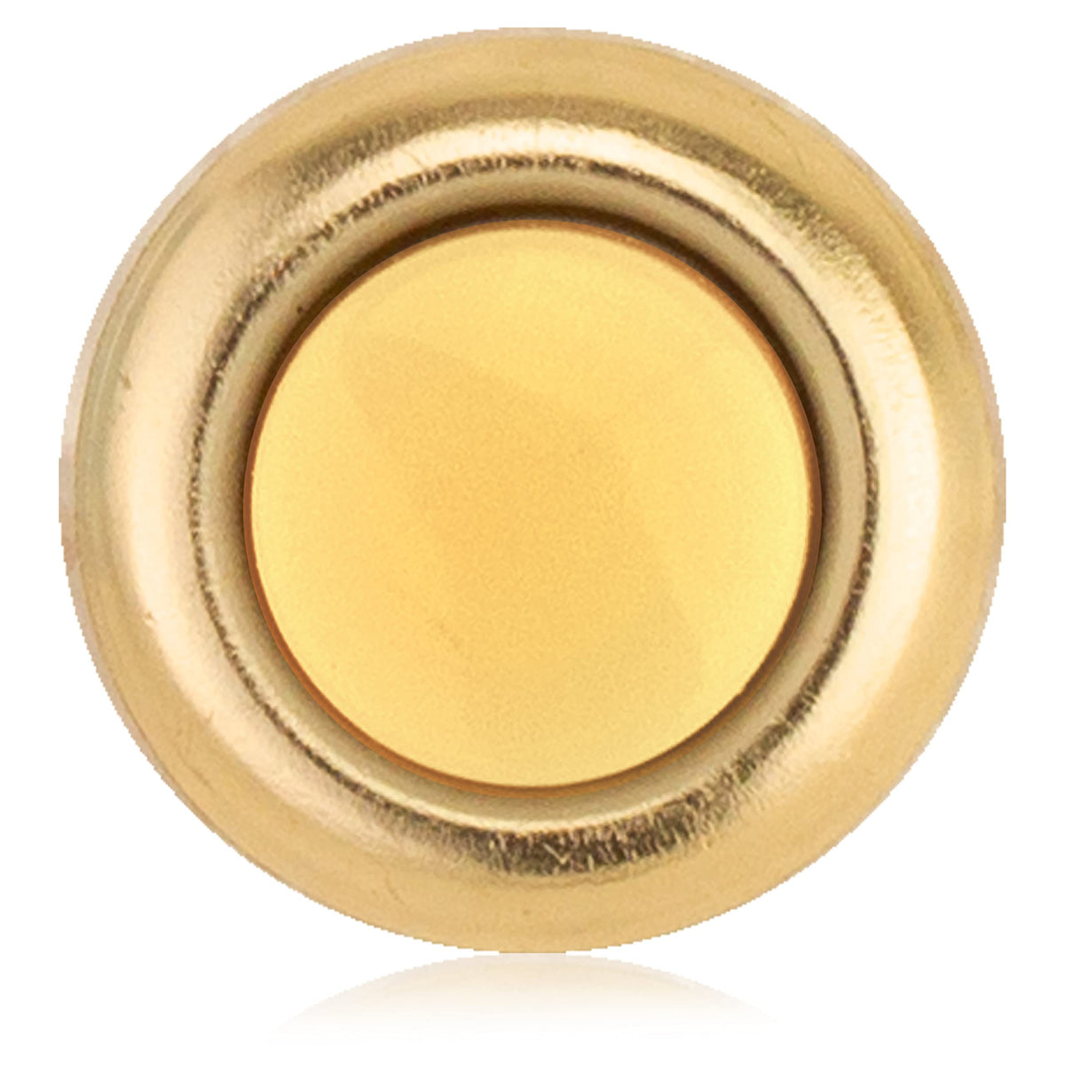 Newhouse Hardware Fmbl Lighted Doorbell Button, 1 Pack, Brass