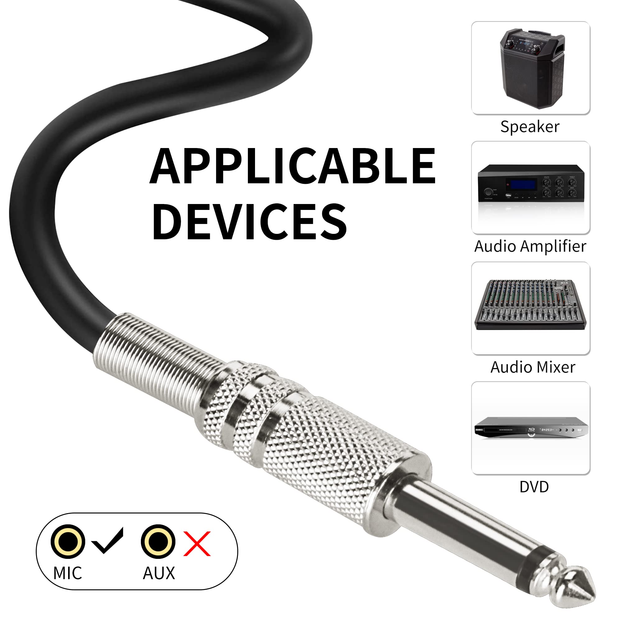 Marengo Handheld Dynamic Microphone For Karaoke Singing, Wired Xlr Microphone With On And Off Switch And 13Ft Detachable Xlr Cab