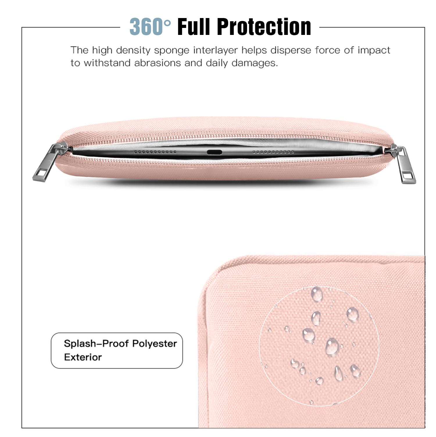 Timovo 13 Inch Tablet Sleeve For Ipad Air 13 M3 2025, Ipad Pro 13, Ipad Pro 12.9, Galaxy Tab S9 Plus/S10+/S10 Plus/S9 Fe+/S9 Fe