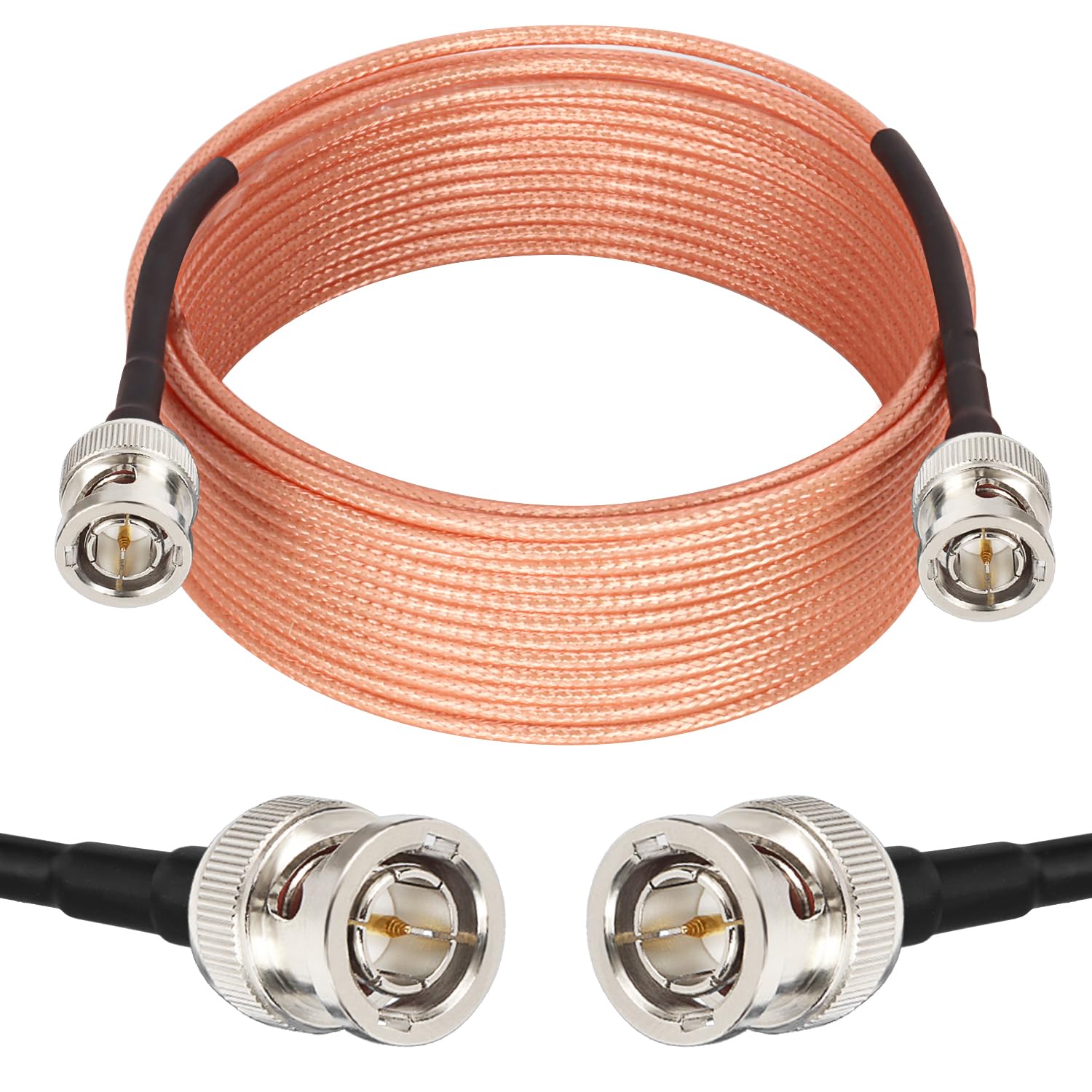 Xrds  Rf Sdi Cable 25Ft, Flexible 3G Hd Sdi Cable, Bnc To Bnc Video Cable 75 Ohm Rg179 Extension Cable For For 4K 1080P 3G Hd Sd