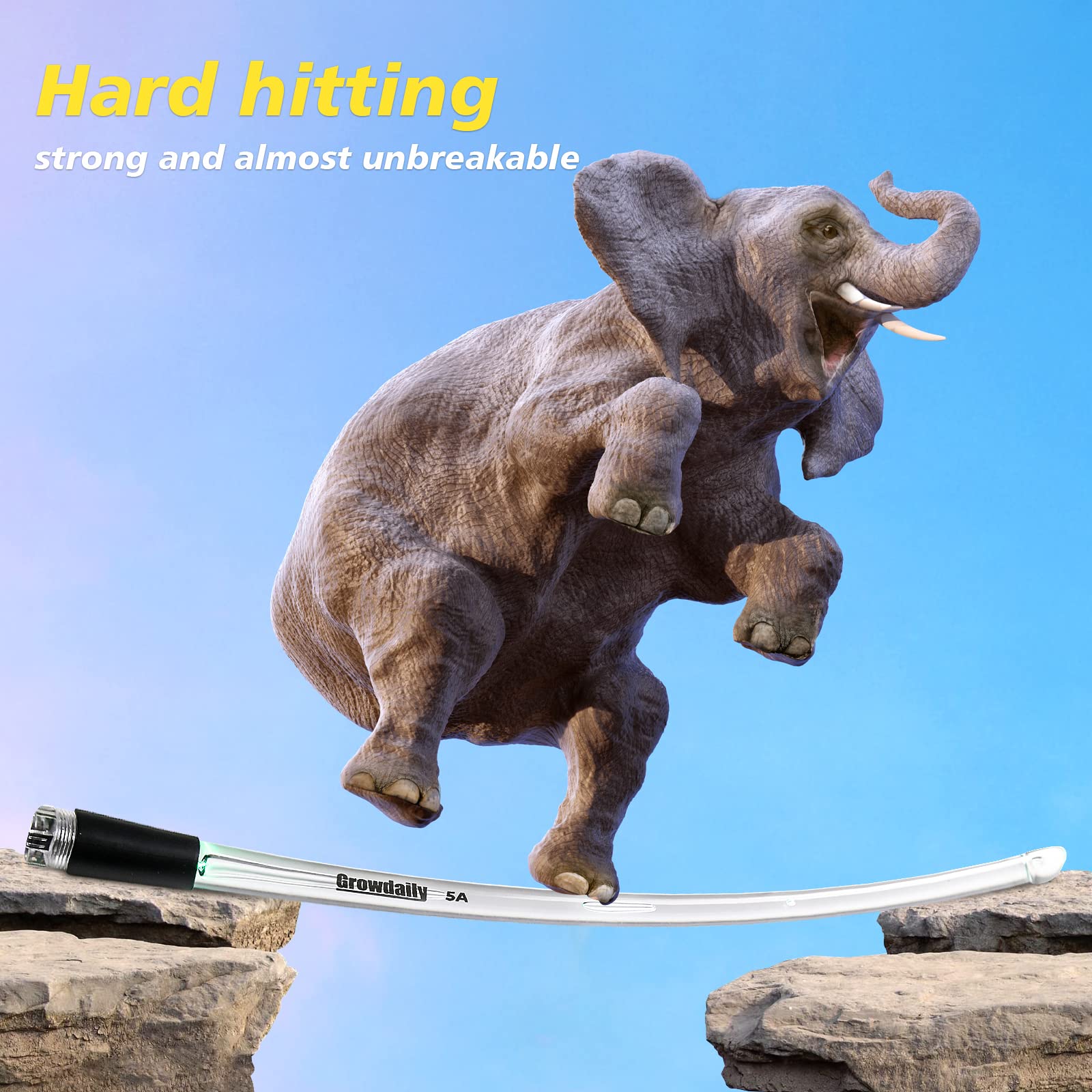 Light Up Drum Sticks,15 Color Changing Drum Sticks Cool Kids Drum Sticks Personalized Electronic 5A Drumsticks(One Pair)