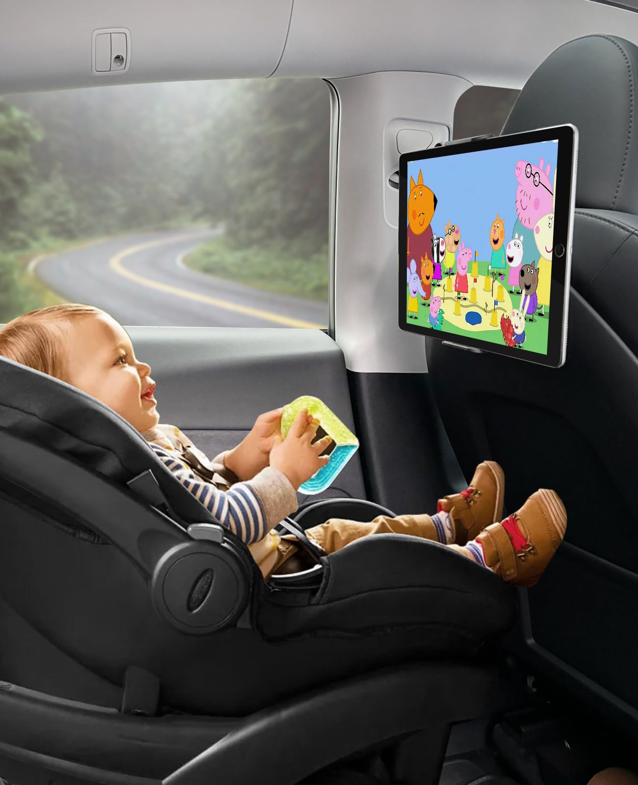 Chiyle Tesla Model Y Model 3 Model S Model X Lr/Plaid Tablet Mount, Headrest Tablet Holder Headrest Stand Cradle Accessories ,36