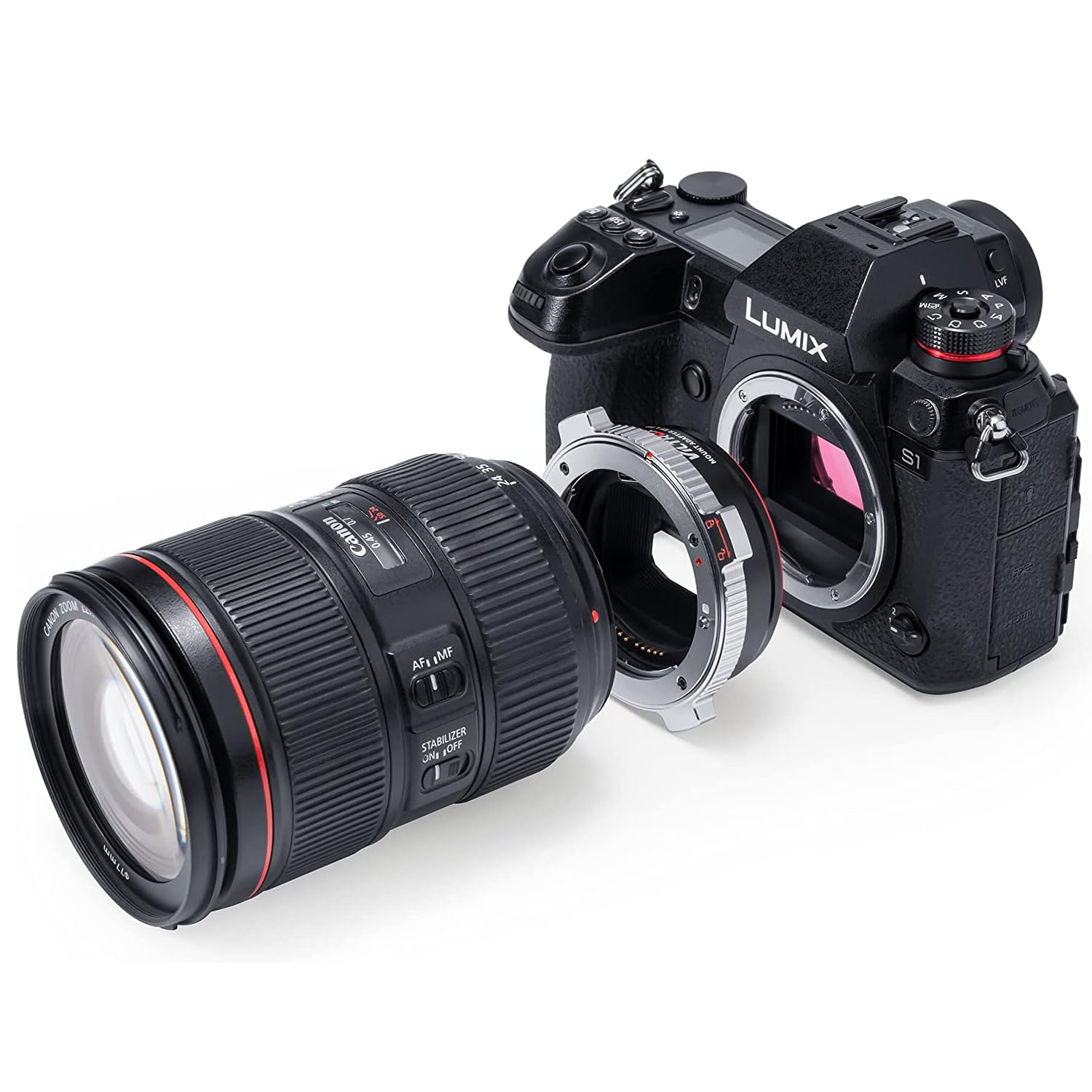 Viltrox Ef-L Pro Lens Mount Adapter Ef/Ef-S Lens To L Mount Camera With Security Lock Autofocus Lens Converter Compatible With C