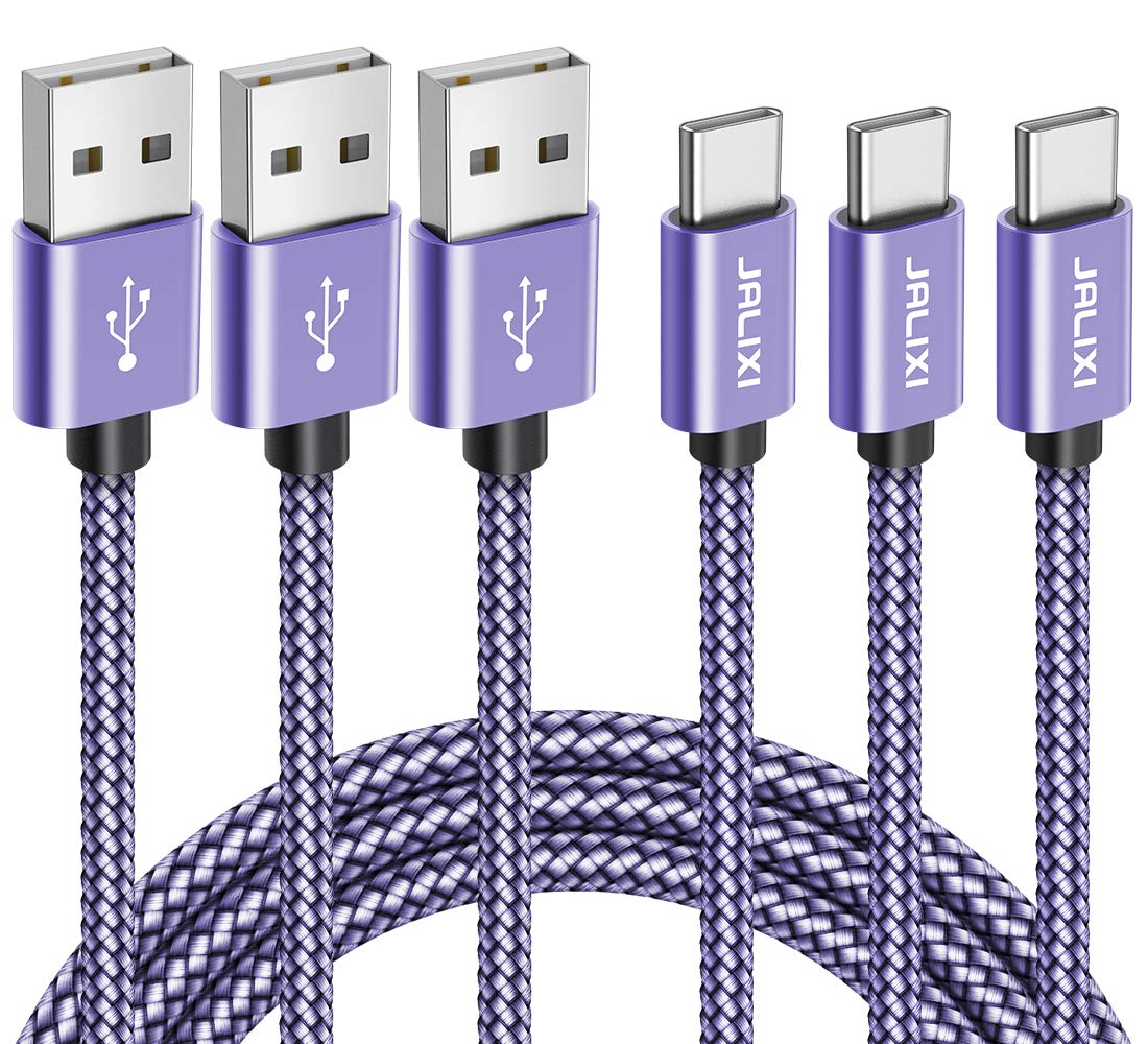 3 Pack 3Ft Usb To Usb C Cable Fast Charging, Usb A To Type C Charger Cord For Iphone 16 15 Pro/Pro Max/Plus, Samsung Galaxy S24 S23 S22 S21 S20 S10, A15 A32