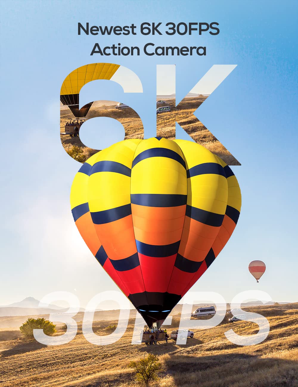 Izeeker Ia800 Action Camera 4K 24Mp With Touchscreen, Dual Screen Vlog Camera Eis3.0 With Remote Control 40M Underwater Camera W