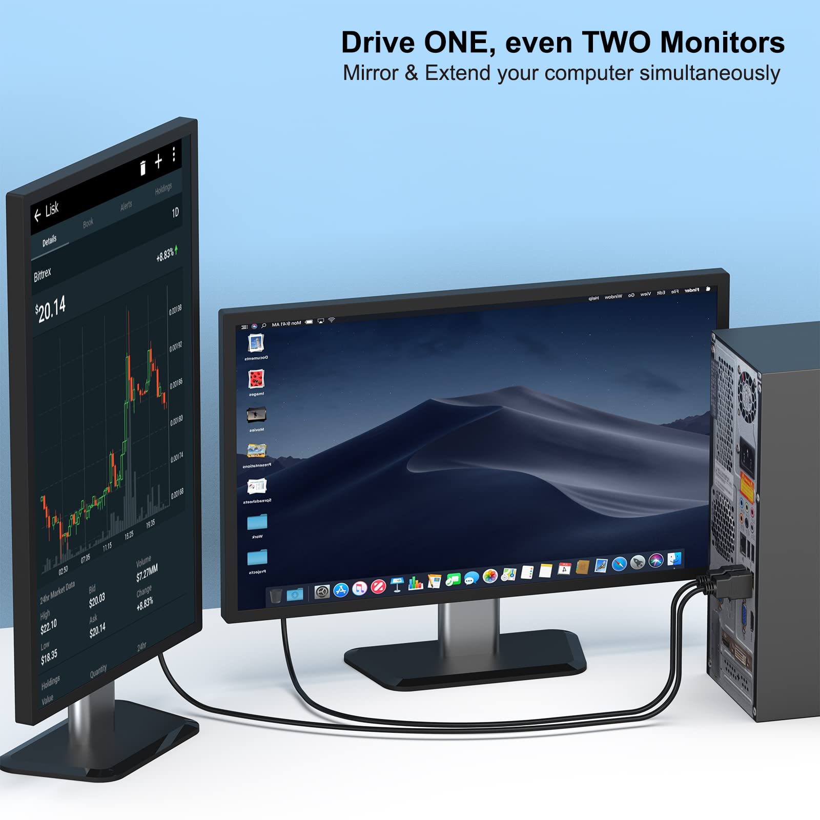 Benfei 10 Pack Hdmi To Vga 6 Feet Cable, Uni Directional Hdmi (Source) To Vga (Display) Cable (Male To Male) Compatible For Comp