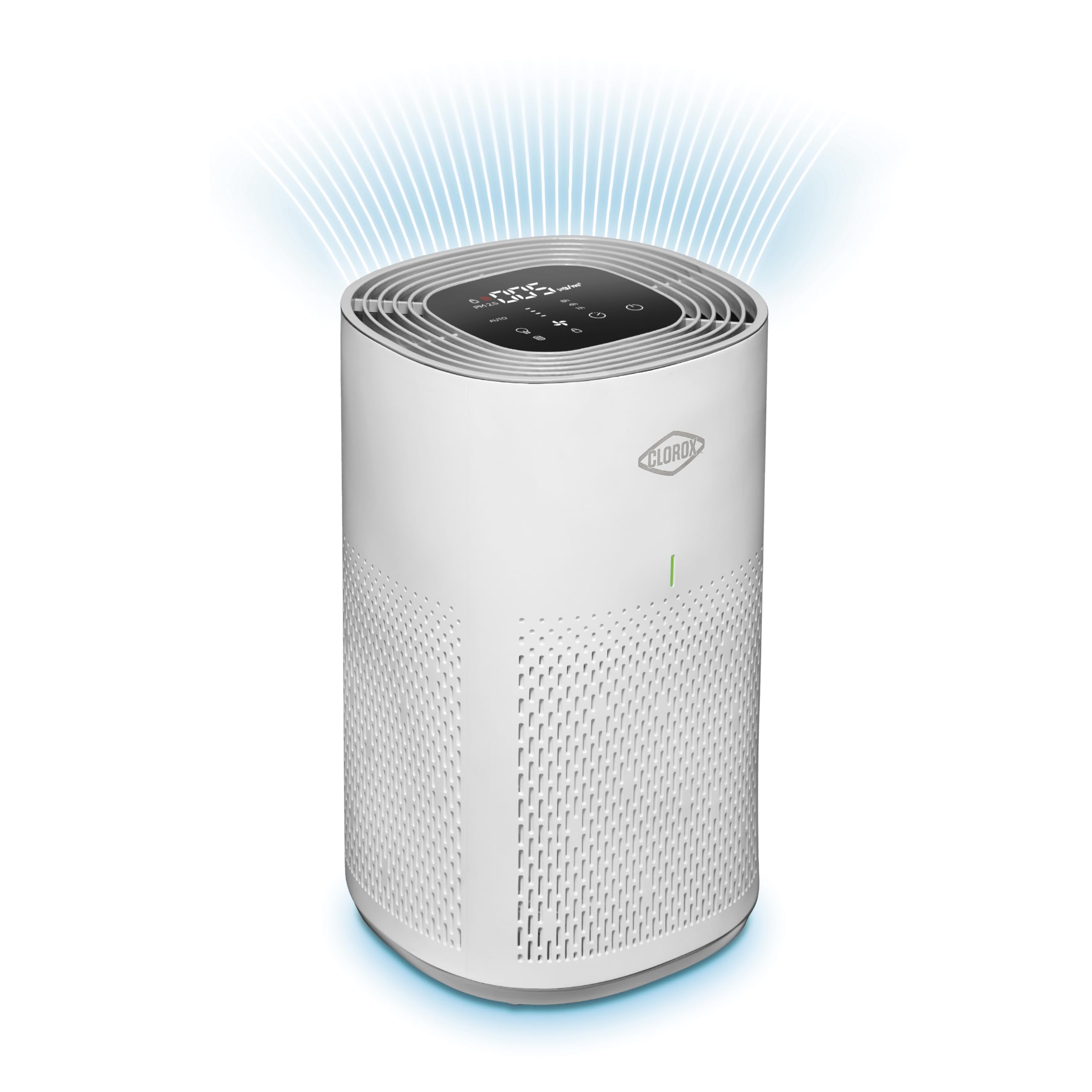 Clorox Air Purifiers For Home, True Hepa Filter, Medium Rooms Up To 1,000 Sq Ft, Removes 99.9% Of Mold, Viruses, Wildfire Smoke, Allergens, Pet Allergies, Dust, Auto Mode, Whisper Quiet