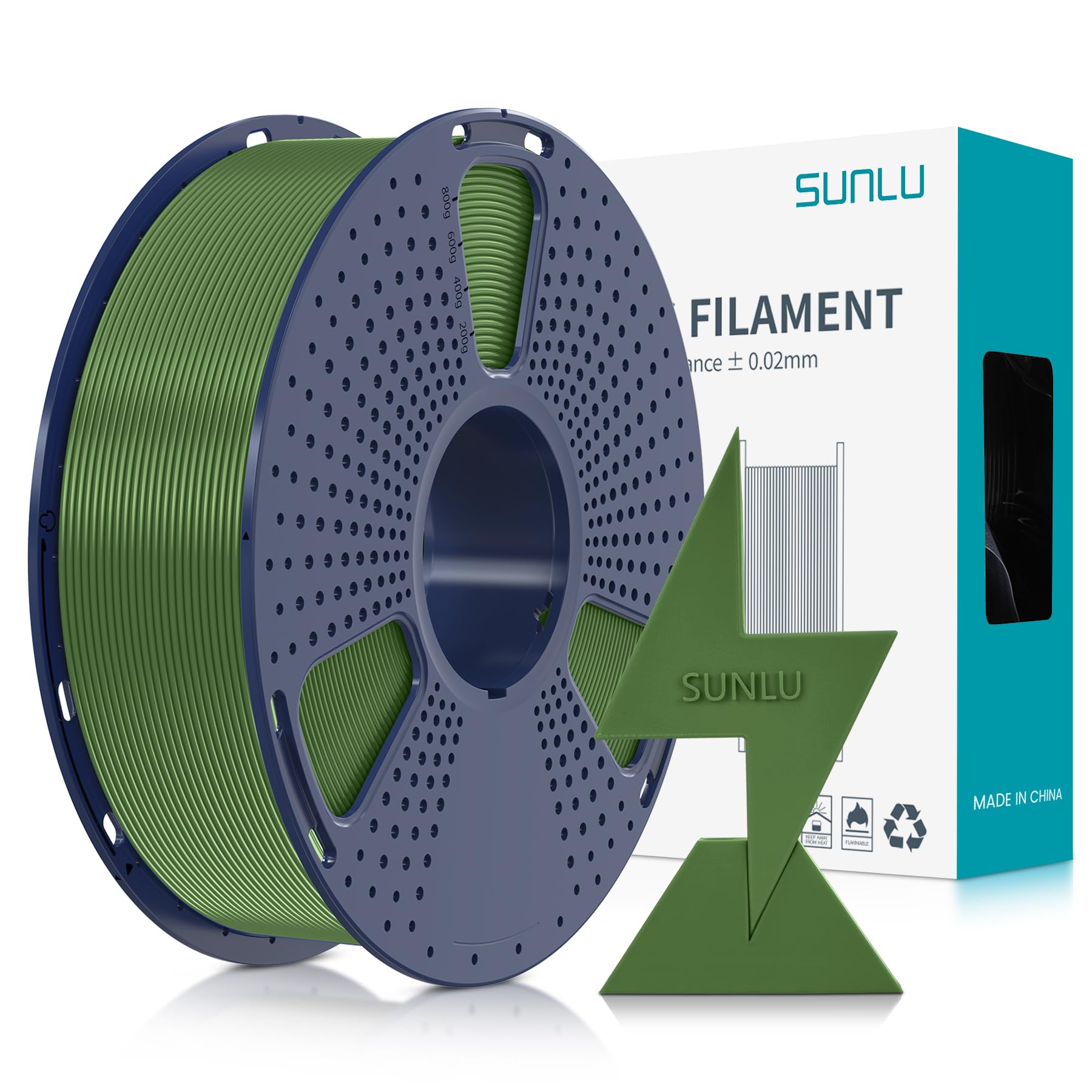 SUNLU High Speed PLA Filament 1.75mm, 30mm/s - 600mm/s Print Range, High Flow Speedy 3D Printer PLA Filament, Designed for Fast 