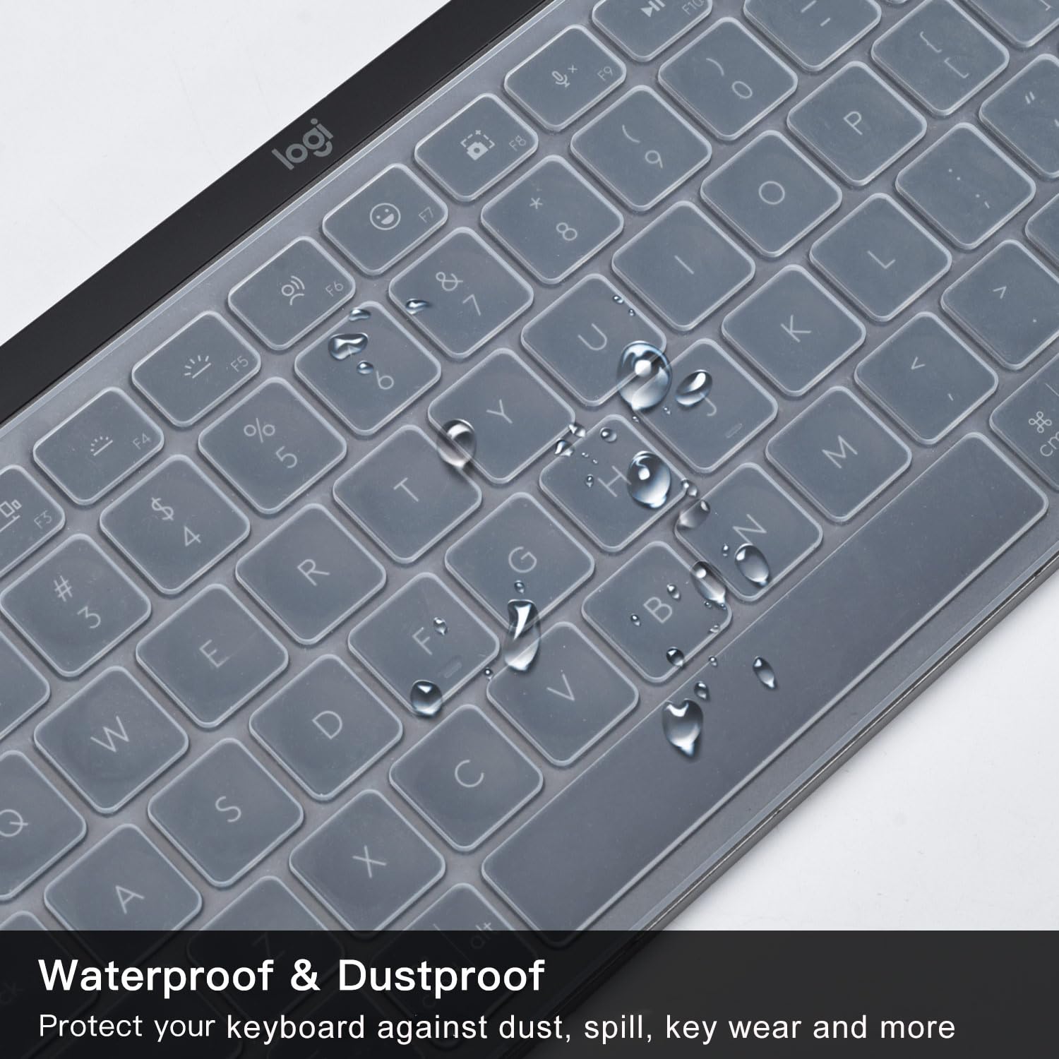 Keyboard Cover For Logitech Mx Keys Mini Wireless Illuminated Keyboard, Logitech Mx Keys Mini Silicone Keyboard Skin Protector,