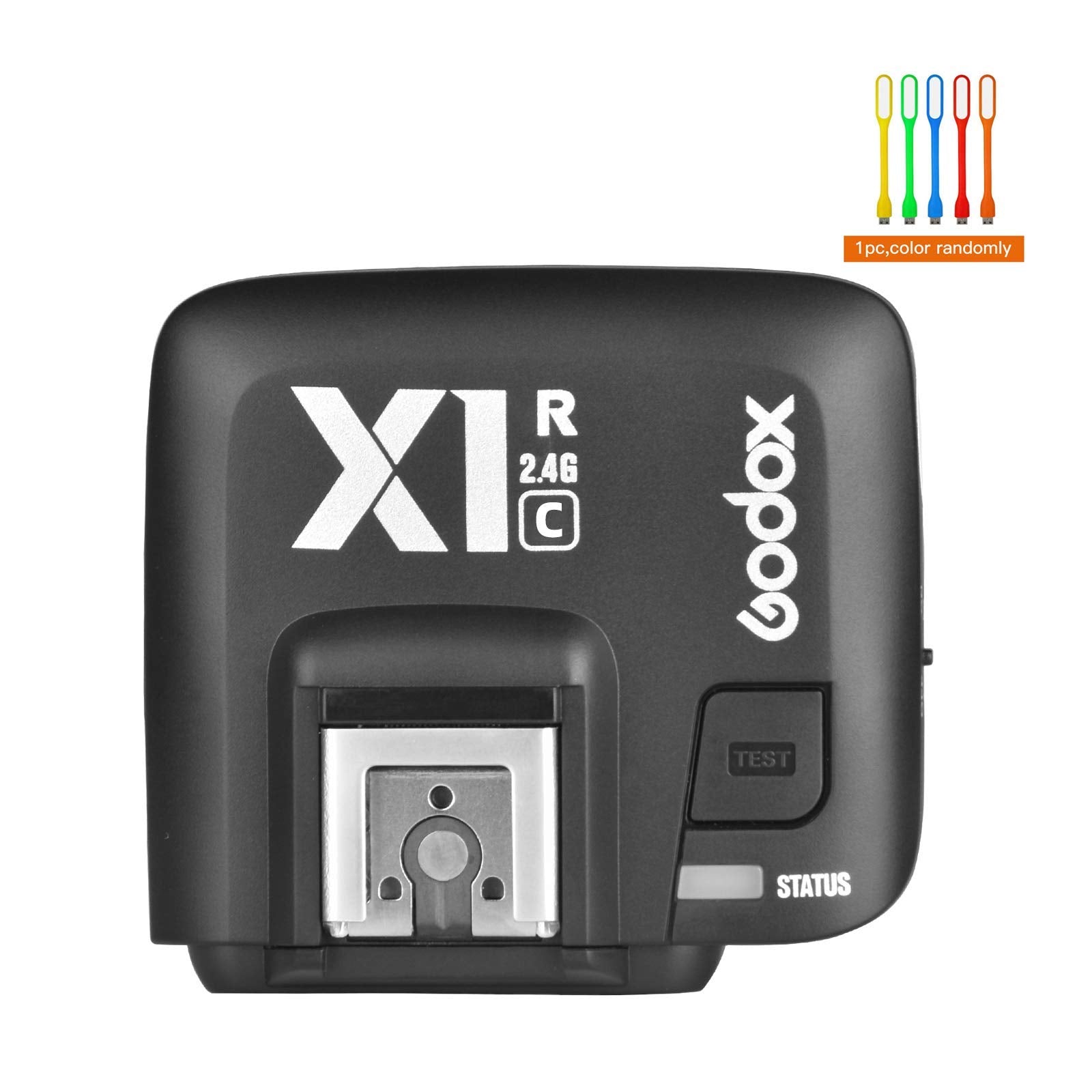 Godox X1C E Ttl Wireless High Speed Sync 1/8000S Flash Receiver Compatible For Canon Cameras With Conxtrue Usb Led (X1R C Receiv