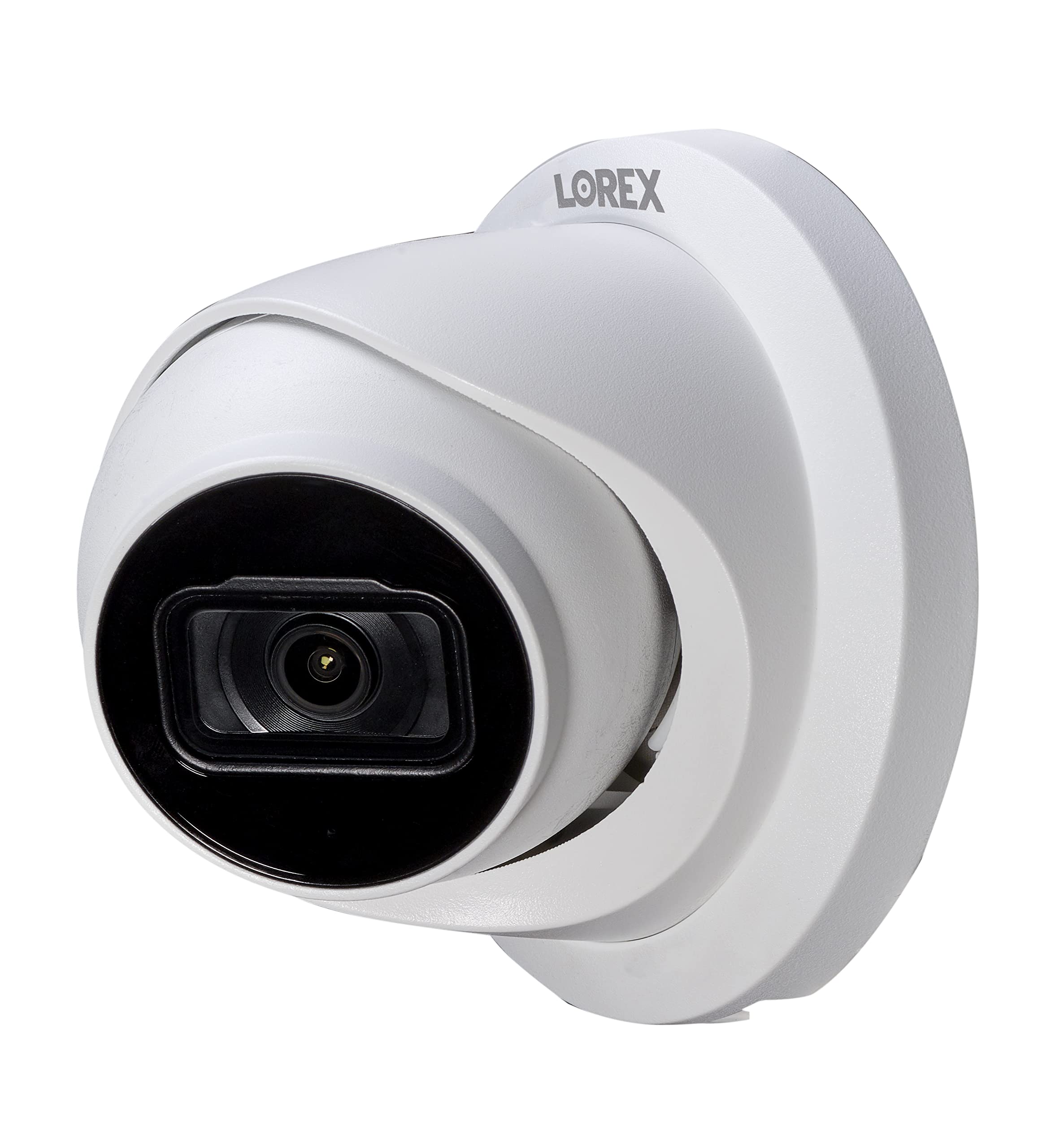 Lorex 4K 8Mp (32 Camera Capable) 8Tb Wired Poe Nvr System With 16 Ip Indoor/Outdoor Metal Dome Cameras   Color Night Vision, Smart Motion Detection (Person/Vehicle), Ip67, Listen In Audio (White)