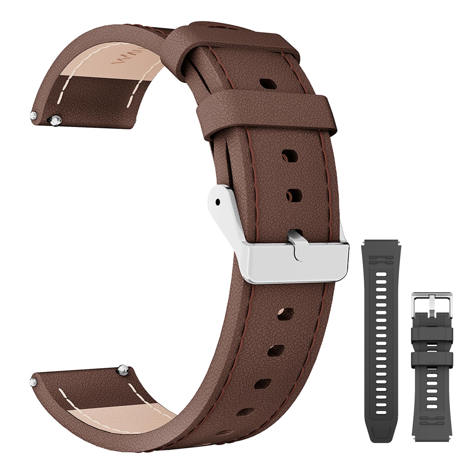 Smart Watch Band 22Mm 2 Pack, For Amaztim Smart Watch Bands Replacement M2/T2, Compatible With Sunkta K-52, Silicone Sports Stra