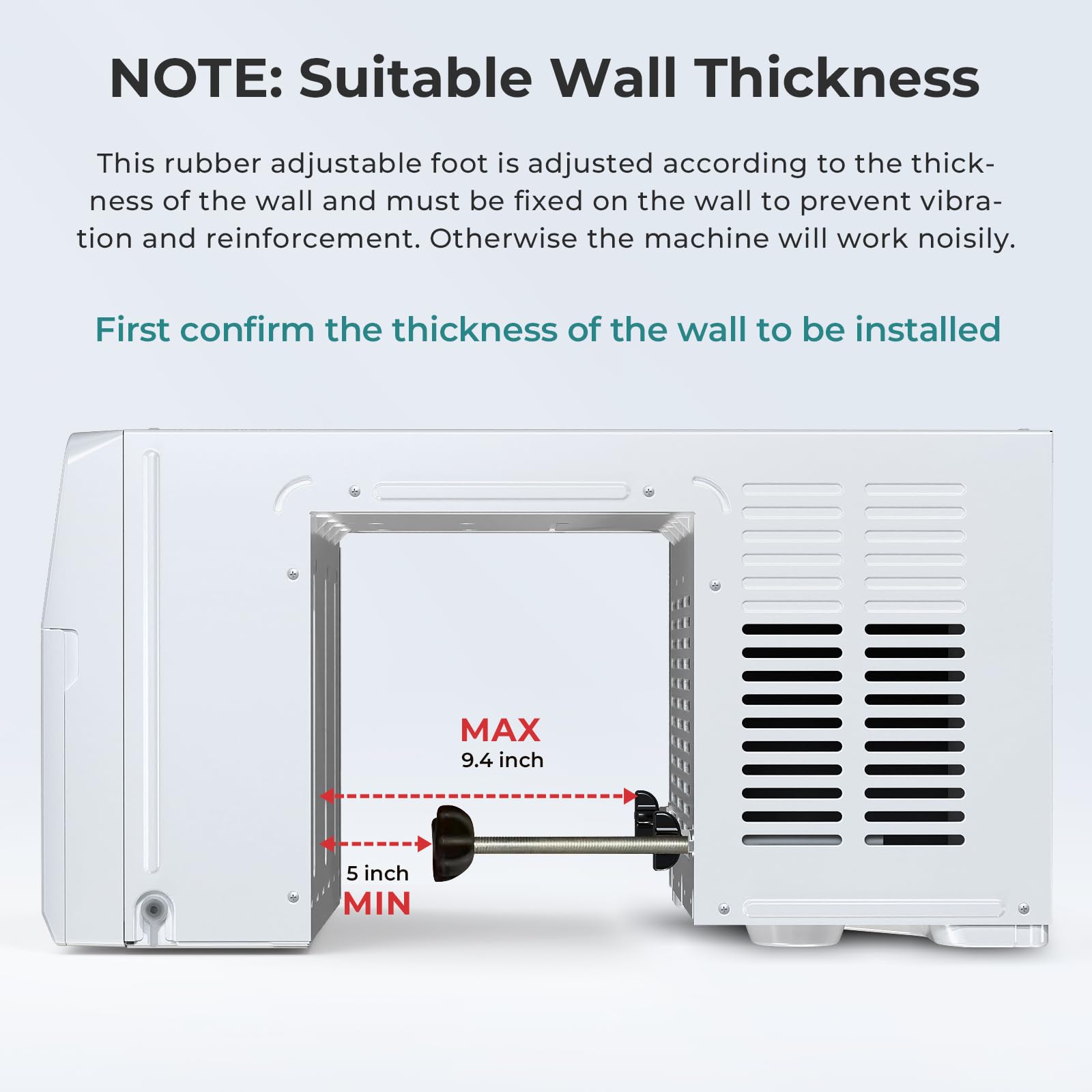 Antarctic Star U-Shaped Air Conditioner Window Unit 10000Btu, Cools Up To 450 Sq. Ft, Quiet Window Air Conditioner, Saddle Windo