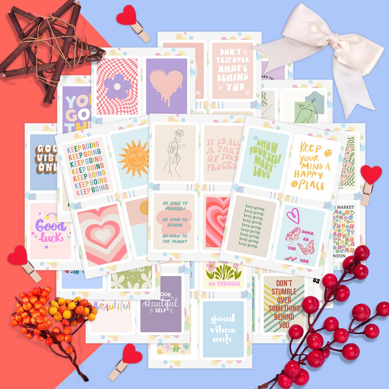 Inspirational Quote Stickers For Water Bottle And Laptop   Inspirational Quote Party Favors & Decorations, Waterproof Vinyl Deca