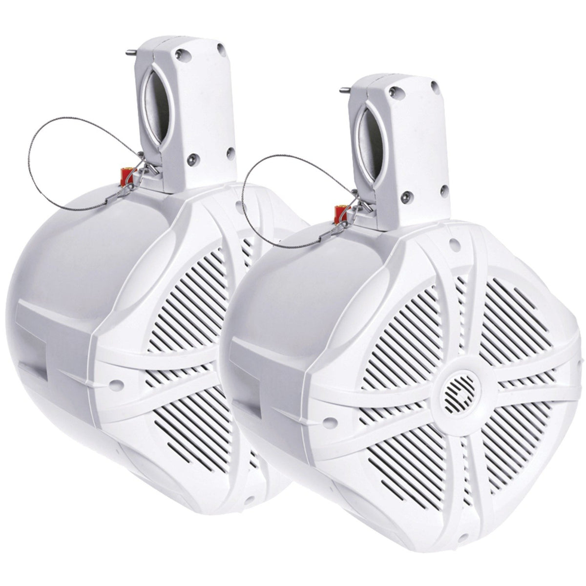Power Acoustik Mwt 80W Marine Grade 8'' Wake Tower Speaker Enclosure, White