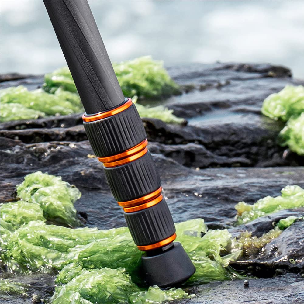 K&F Concept Universal Anti-Slip Rubber Tripod Foot Spikes Compatible With 1/4 Inch Thread Tripod Monopod Legs Feet Replacement P