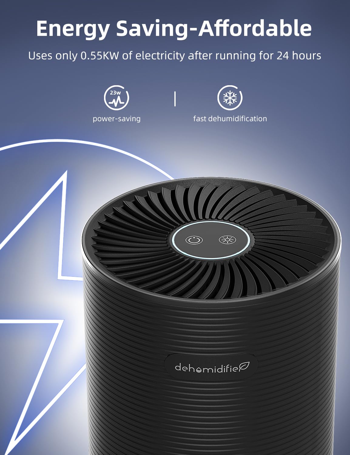 Dehumidifiers For Home, 25Oz Dehumidifier Small Dehumidifiers For Room 285Sq.Ft With Auto Off, Ultra Quiet Energy Saving Mini De