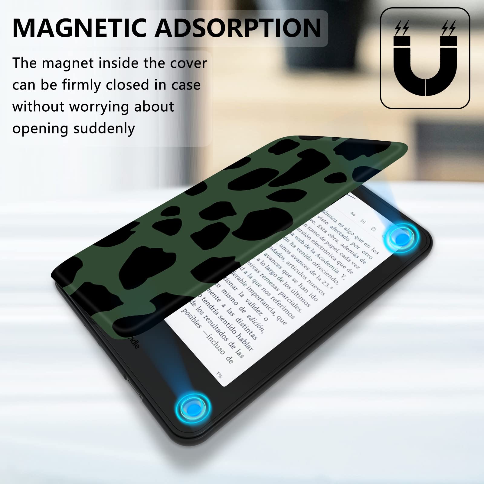 Morock Slim Case For All New 6'' Kindle(11Th Generation,2024/2022 Release,Model No.C2V2L3),Premium Lightweight Pu Leather Cover