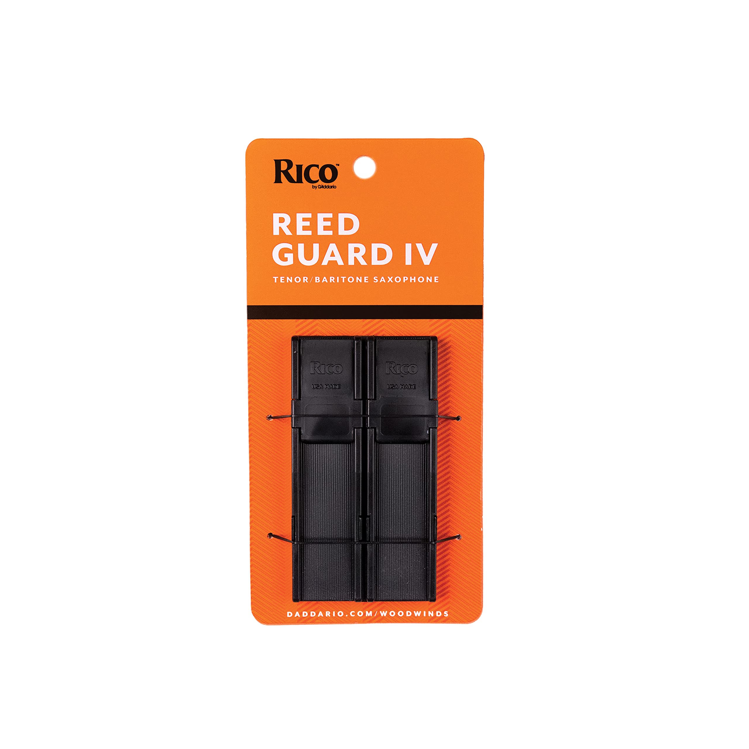 D'Addario Reed Guard Iv   Sax & Clarinet Reed Case   Fits Reeds For Bass Clarinet, Tenor Sax & Baritone Sax