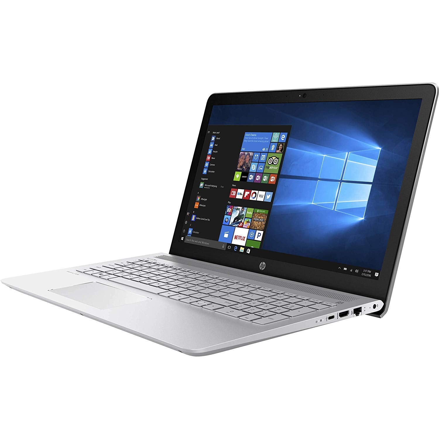 HP Pavilion 15 15.6' IPS Touchscreen Full HD (1920x1080) Business Laptop (Intel Quad Core i5 8250U, Type C, HDMI, WiFi AC, Windows 10) Choose from 8GB 16GB 32GB DDR4, 256GB 512GB 1TB SSD or HDD
