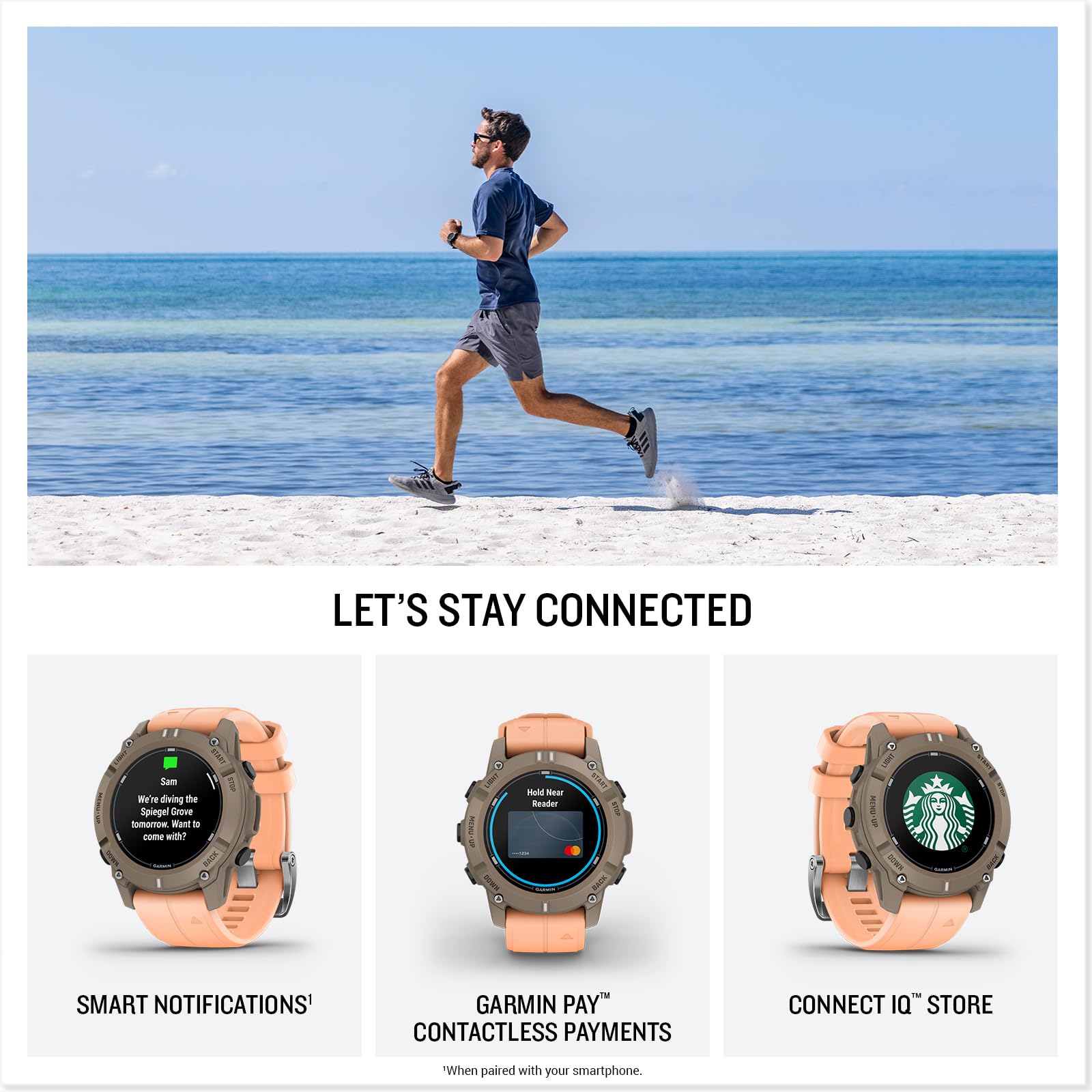 Garmin Descent G2, Watch-Style Dive Computer, Bright Amoled Display, Multiple Dive Modes, Health And Wellness Features, Paloma W