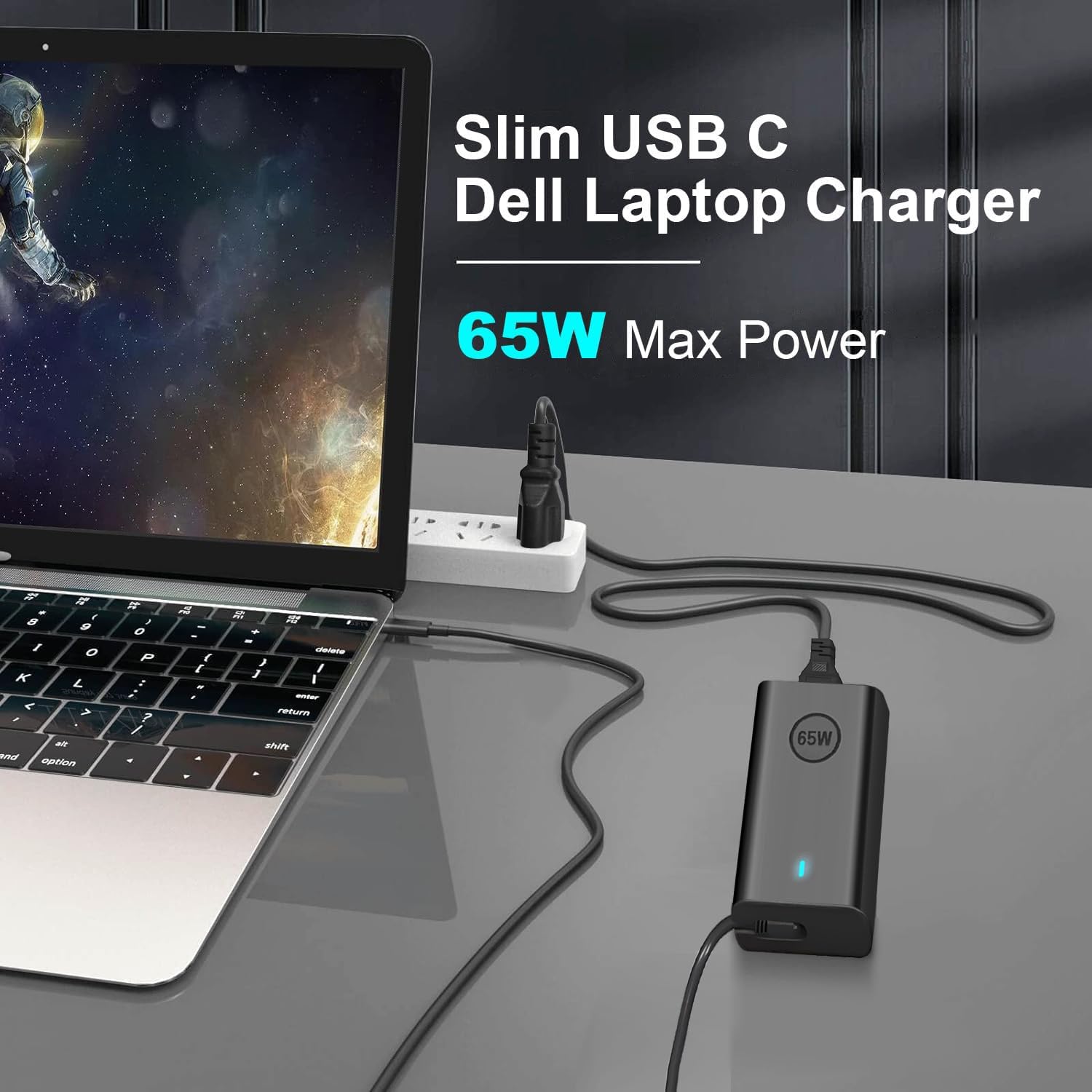 65W Usb C Laptop Charger For Dell Xps And Latitude 5000 5420 5520 65W Dell Laptop Charger Type C