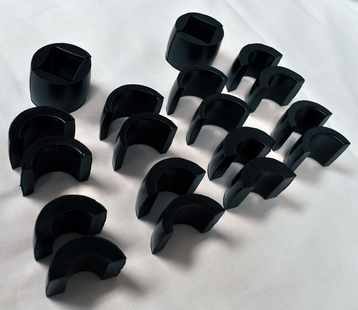 Kicker Black Mini Wake Tower Enclosures Loaded With Kicker 4'' Dsc Speakers